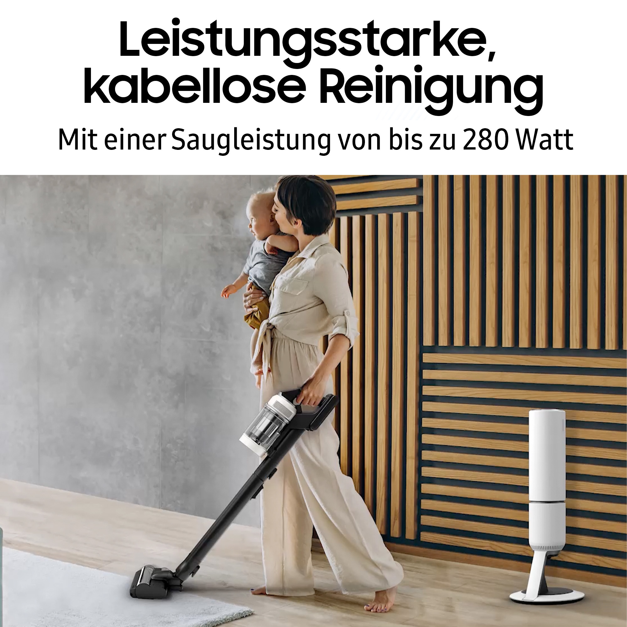 Samsung Akku-Handstaubsauger »BESPOKE AI Jet CompleteClean, VS80F28EFP/WD«