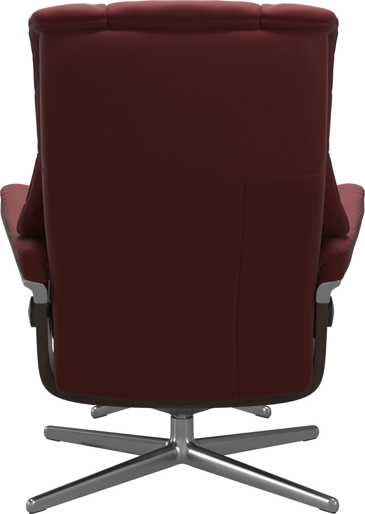 Stressless® Relaxsessel »Mayfair«, (Set, Relaxsessel mit Hocker), mit Hocker, mit Cross Base, Größe S, M & L, Holzakzent Wenge