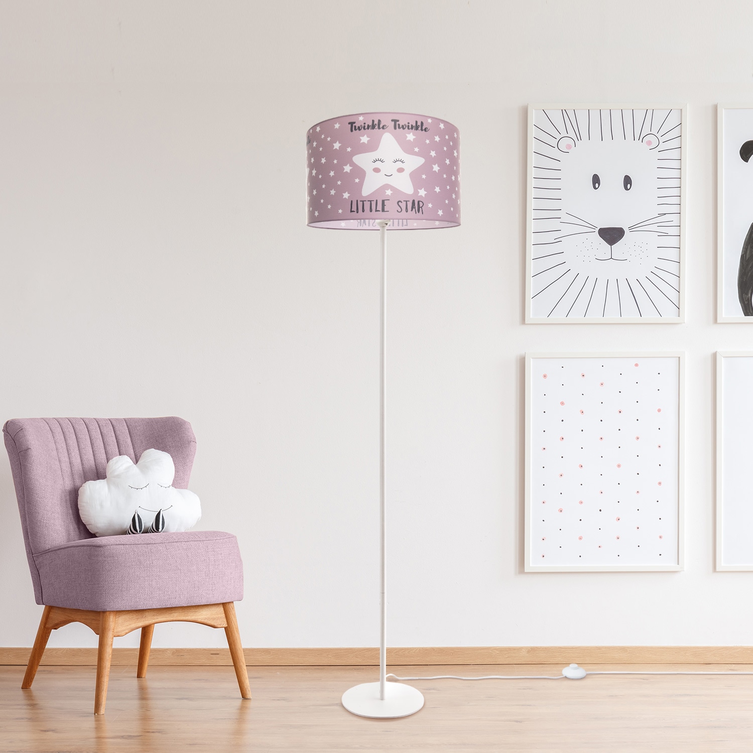 Paco Home Stehlampe Garantie LED online Deko | 1 mit Sternen-Motiv, Lampe »Aleyna Kinderlampe flammig-flammig, 105«, XXL E27 Jahren 3 kaufen Kinderzimmer