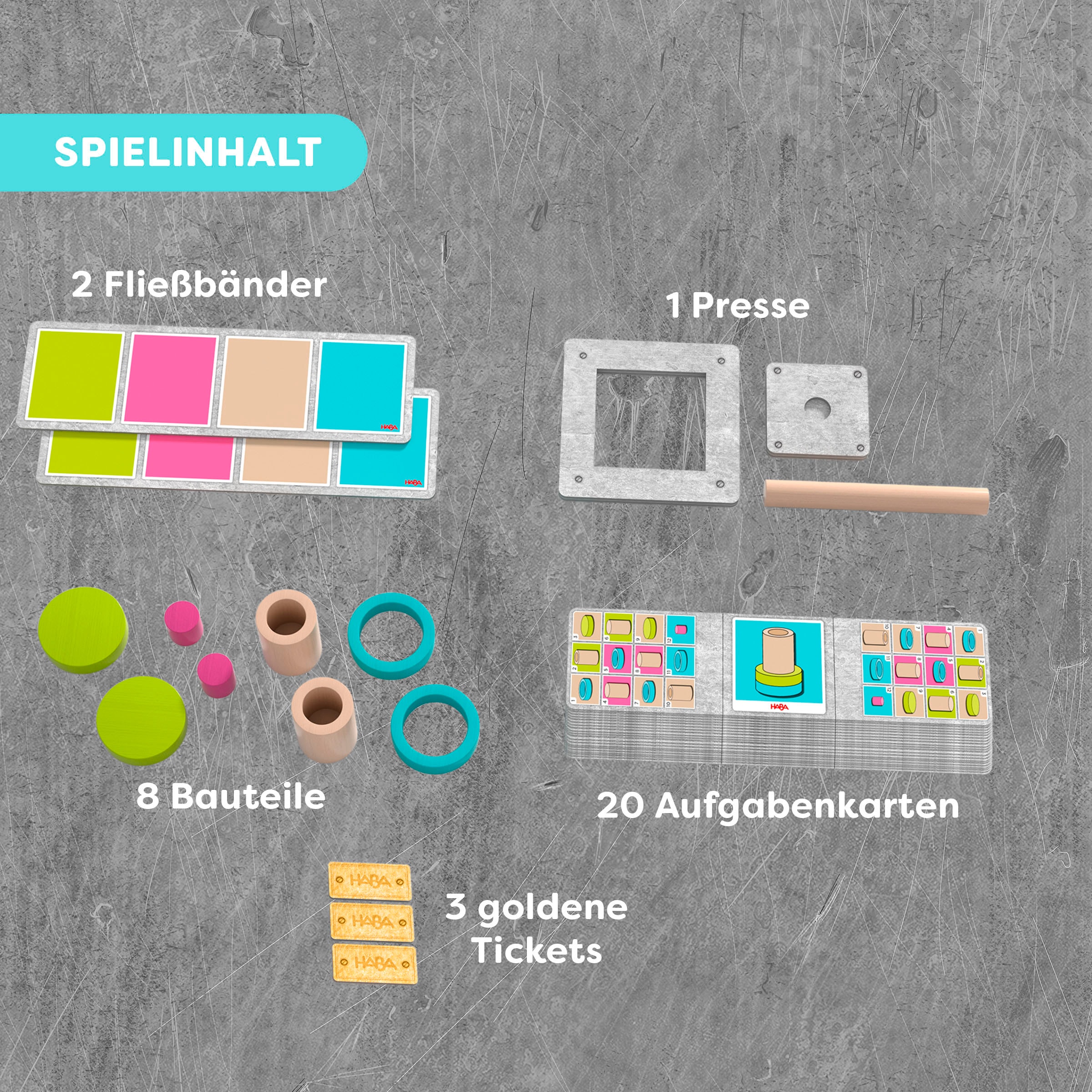 Haba Spiel »Fast Factory - DAS Logikspiel für die Familie«