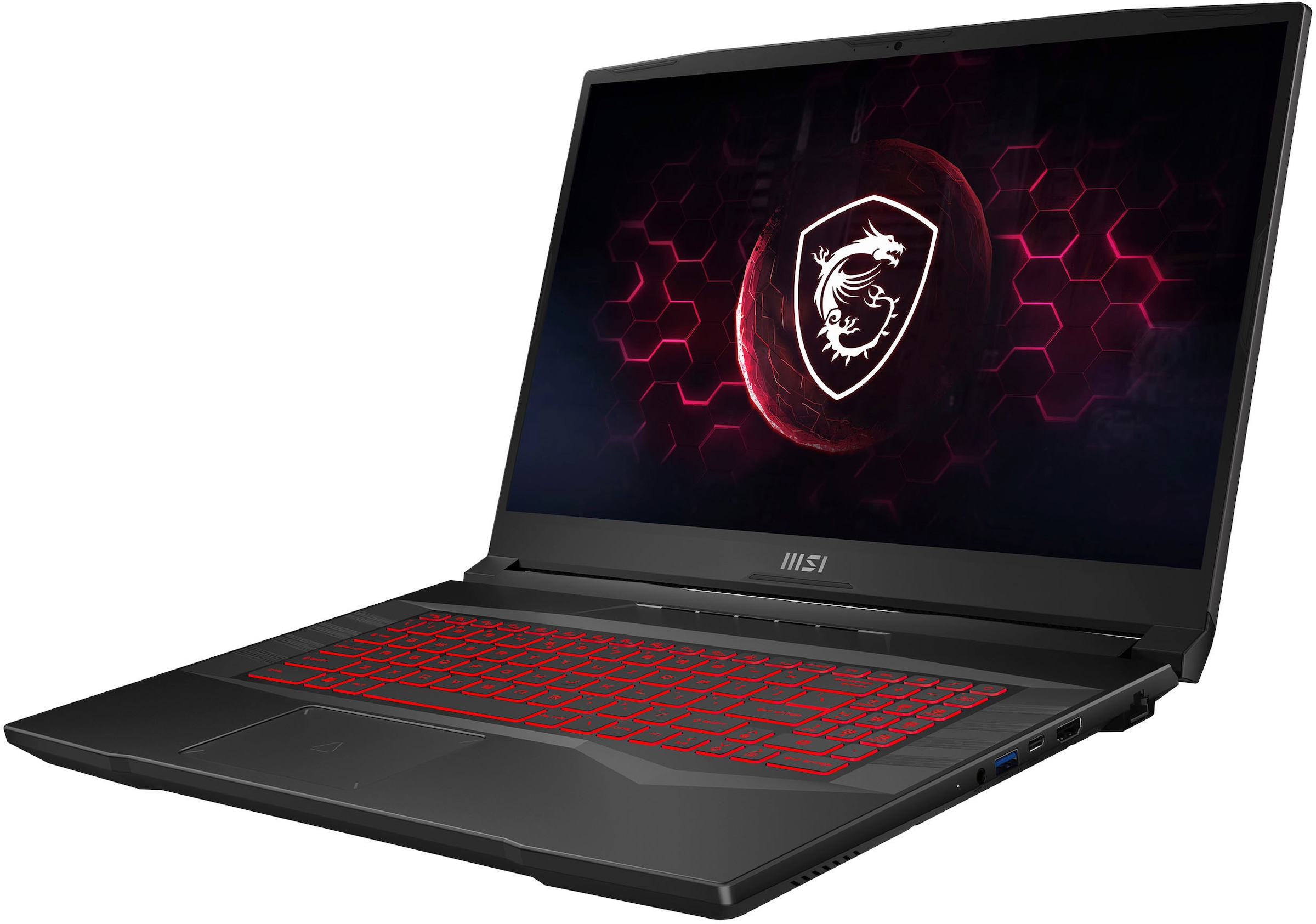 MSI Gaming-Notebook »Pulse GL76 12UCK-427«, 43,9 cm, / 17,3 Zoll, Intel, Core i5, GeForce RTX 3050, 512 GB SSD