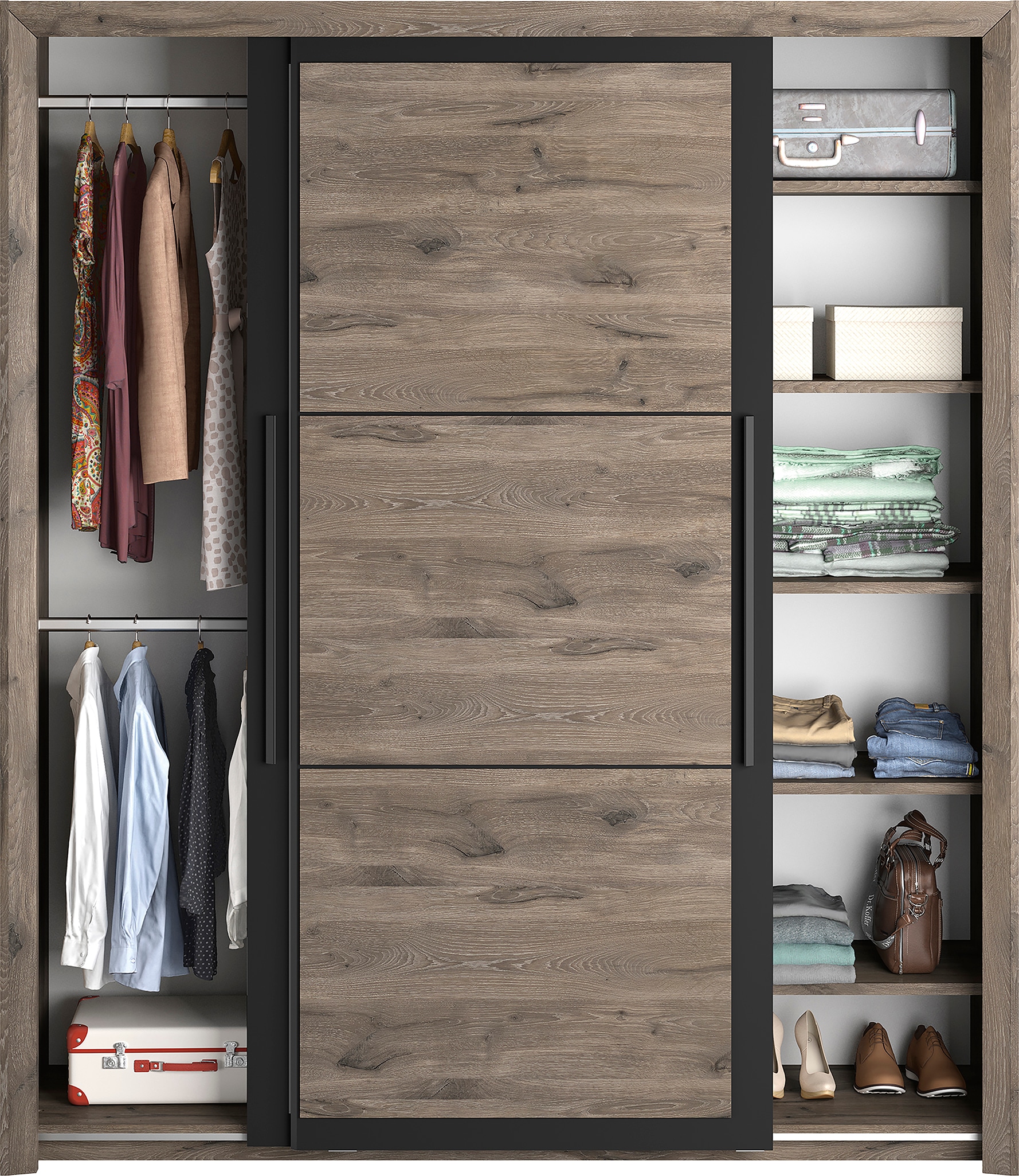 Gami Kleiderschrank »Kleiderschrank 2 Türen, Kinderkleiderschrank« In 2 Farben erhältlich