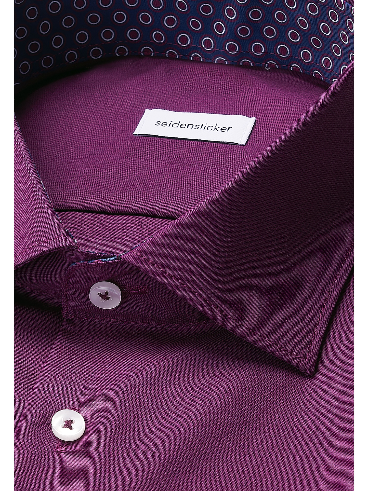 seidensticker Businesshemd »Schwarze Rose«, Slim 1/1 Kentkragen Uni