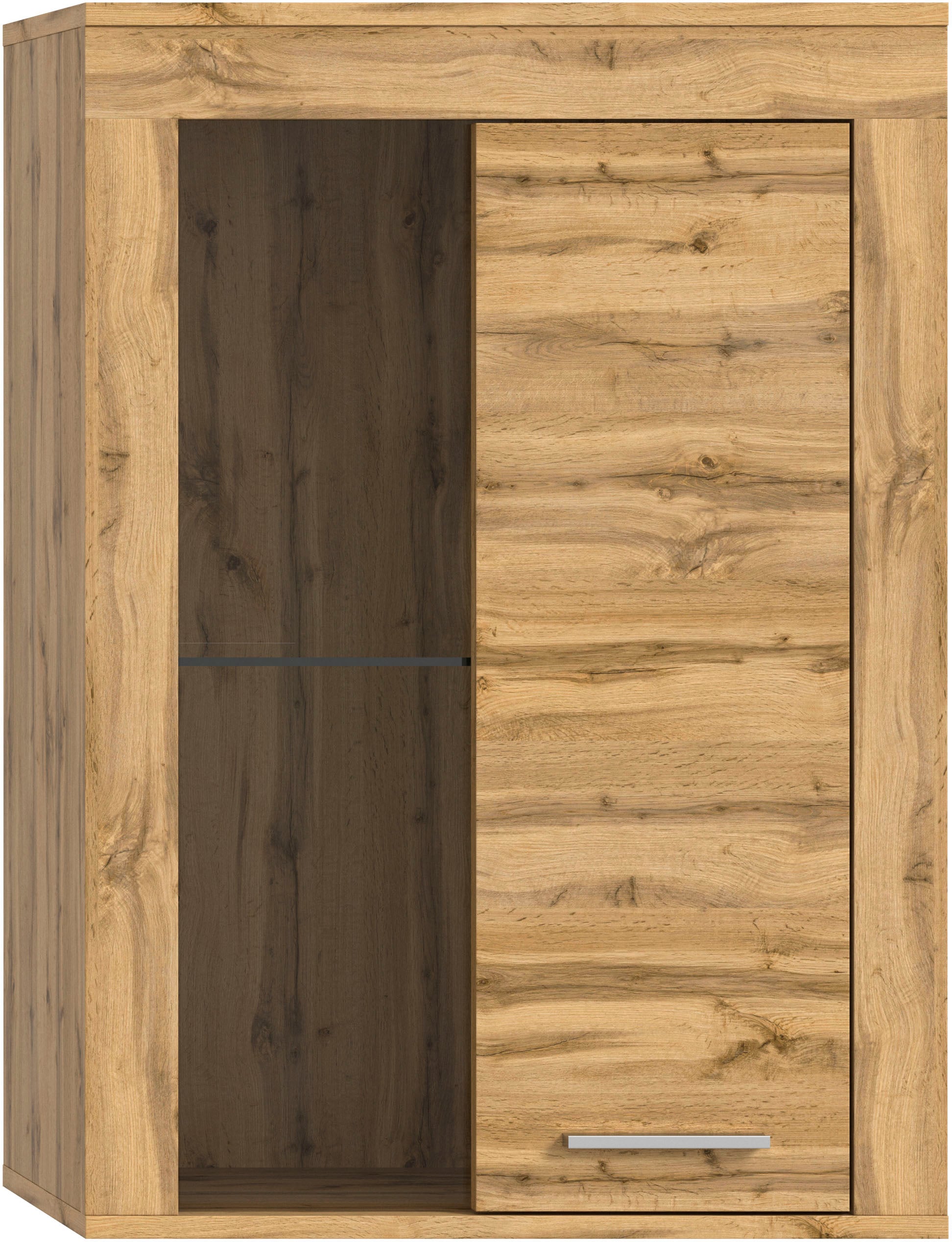INOSIGN Vitrine »Aosta, Breite 60 cm, stehend oder hängend, in verschiedenen Farben«, Türanschlag wechselbar, 1 Glaseinlegeboden, Hängeeitrine, Standvitrine