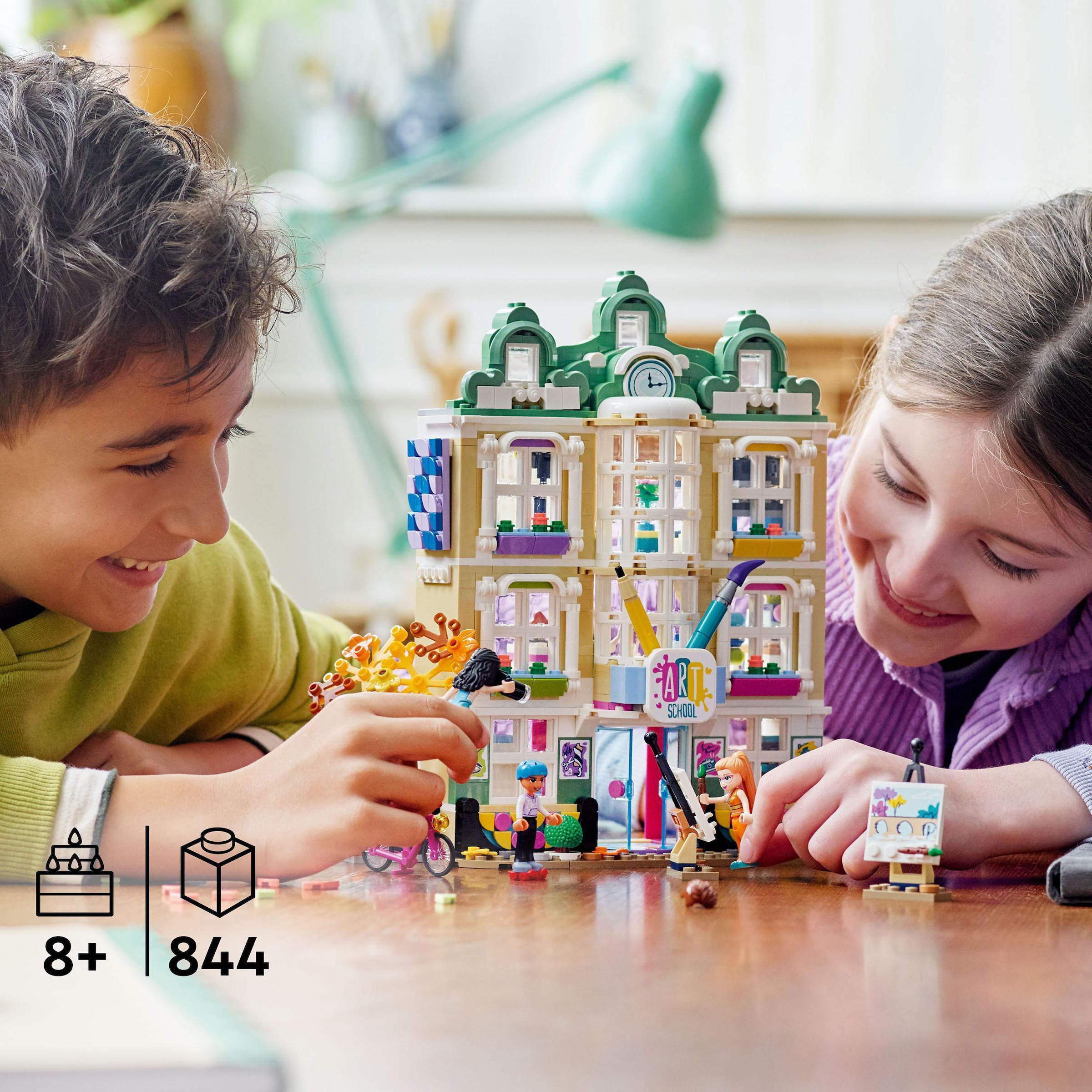LEGO® Konstruktionsspielsteine »Emmas Kunstschule (41711), LEGO® Friends«, (844 St.), Made in Europe