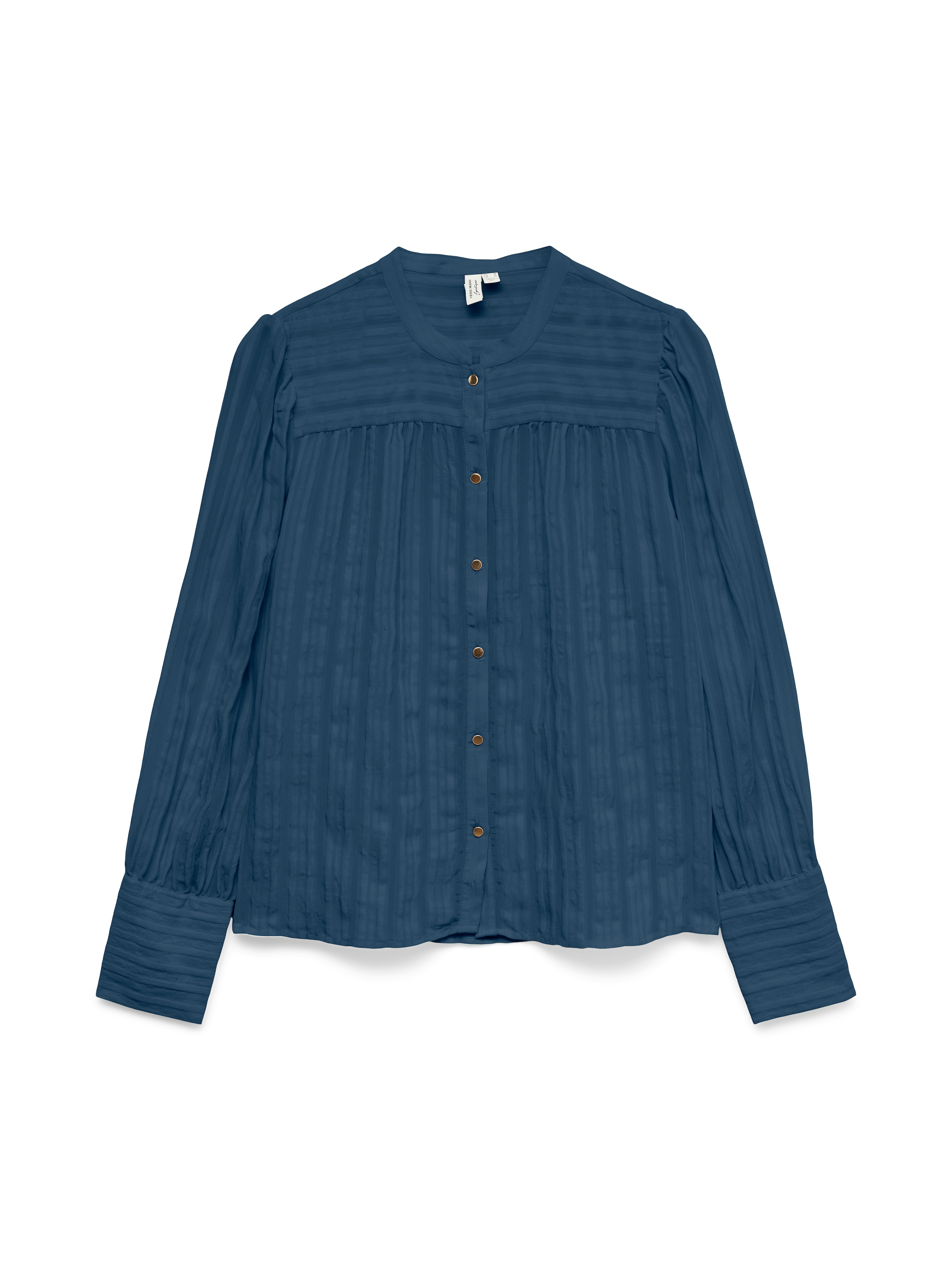 Vero Moda Hemdbluse »VMISELLE L/S SHIRT WVN BTQ« lange Bündchen, Ton-in Ton Streifenmuster