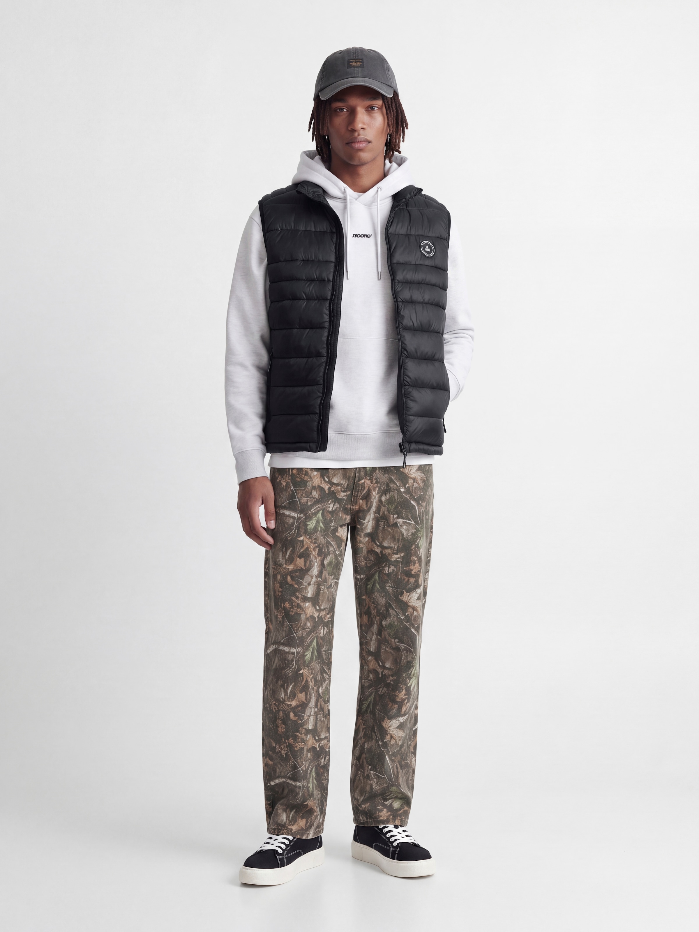 Jack & Jones Steppweste »JJEKINGSLEY LIGHT BODYWARMER COLLAR NOOS« Kunstfaser, regular fit