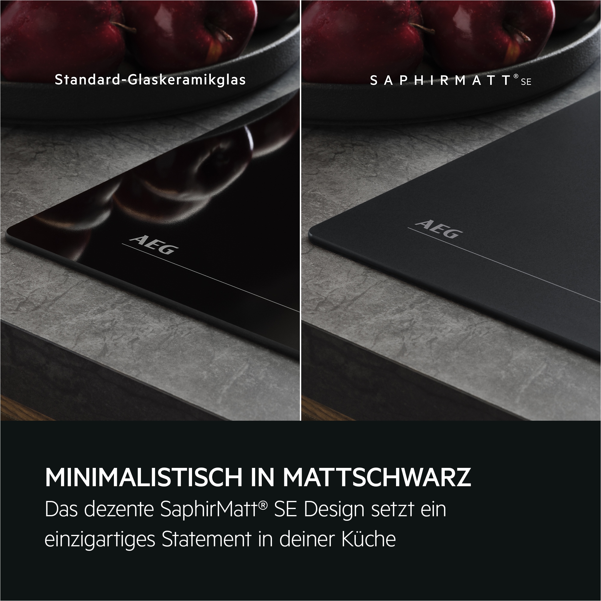 AEG Induktions-Kochfeld »TO641A0AIT«, Kratzresistente SaphirMattSE-Oberfläche, Made in Germany, Powerboost