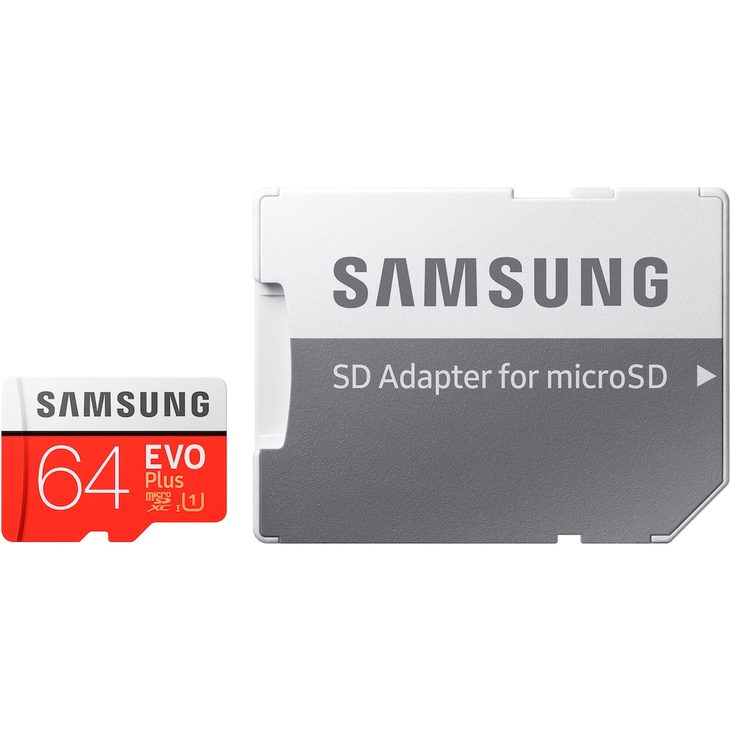 Samsung Speicherkarte »Evo Plus 64GB«, (UHS-I Class 10 100 MB/s Lesegeschwindigkeit)