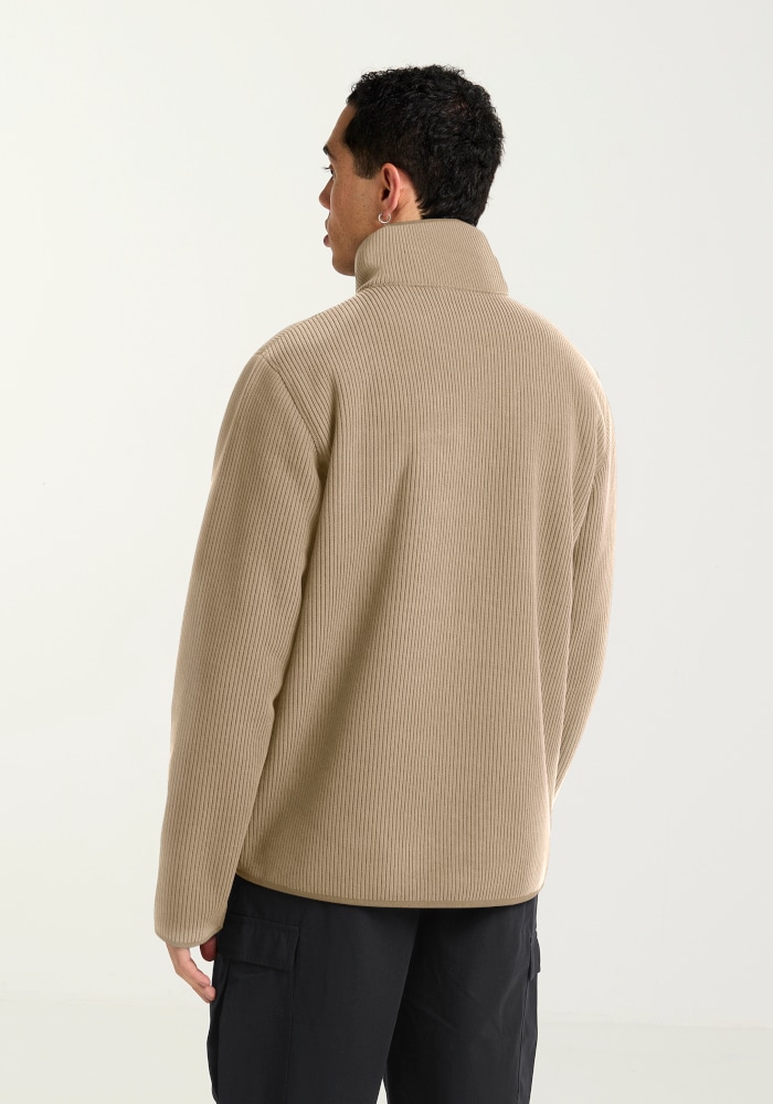 Jack Wolfskin Fleecejacke »LAKE RIDGE JKT M« mit hochschließendem Kragen, winddicht, atmungsaktiv
