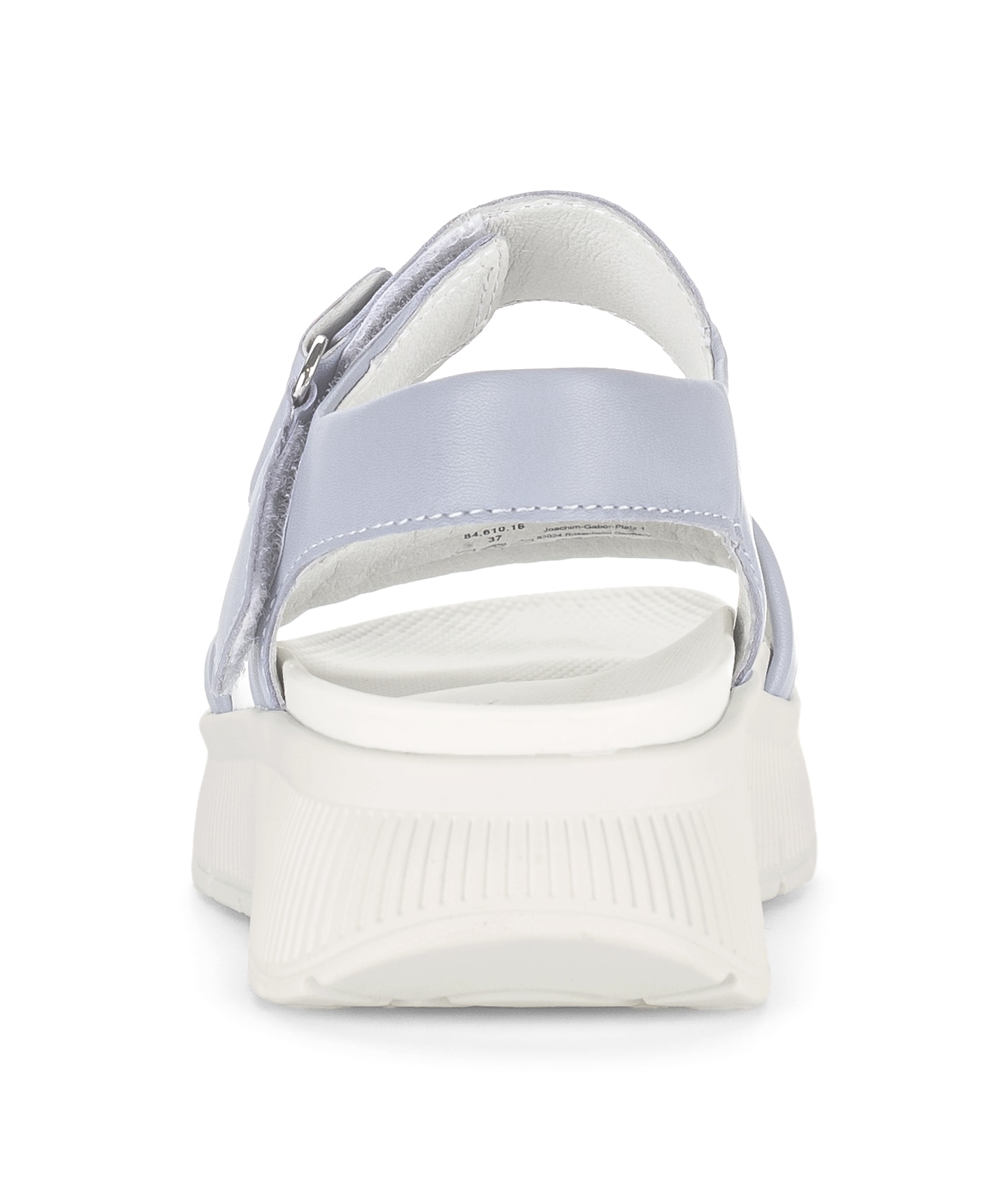 Gabor Riemchensandale  Plateau, Sandalette mit Ziernähten und Niete