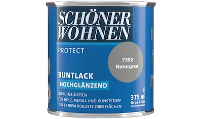 SCHÖNER WOHNEN-Kollektion Lack »Protect«, (1), 375 ml, naturgrau, hochglänzend, ideal... kaufen
