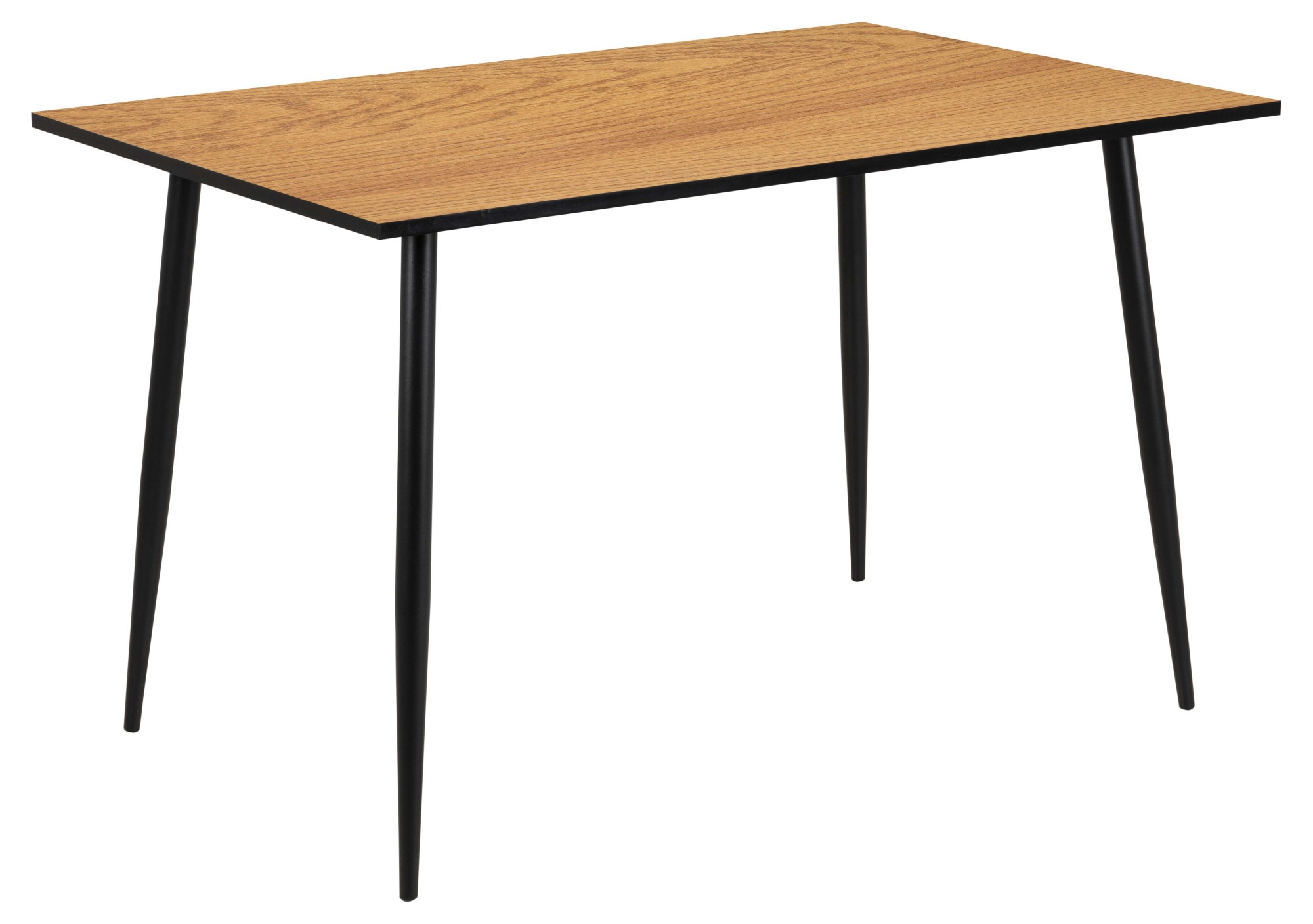 ACTONA GROUP Esszimmer-Set »Esspruppe, Speisetisch mit Wohnzimmerstühlen«, (Komplett-Set, 5 St., 1x Tisch + 4x Stuhle), Rechteckig Esstisch + 4x Stühle, Wildeiche, waldgrün, 120x80x75 cm