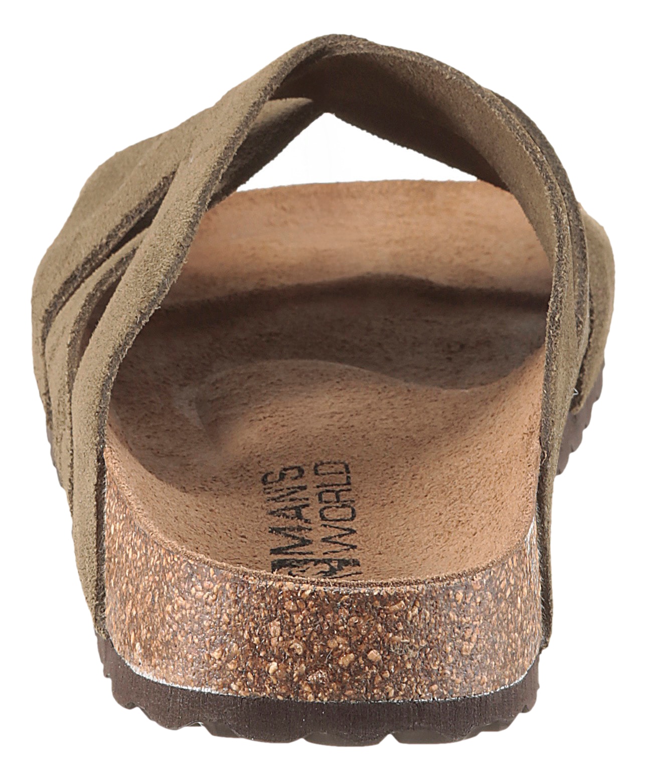 Man's World Pantolette  Schlappen, Sommerschuh, Hausschuh mit vorgeformtem Fußbett