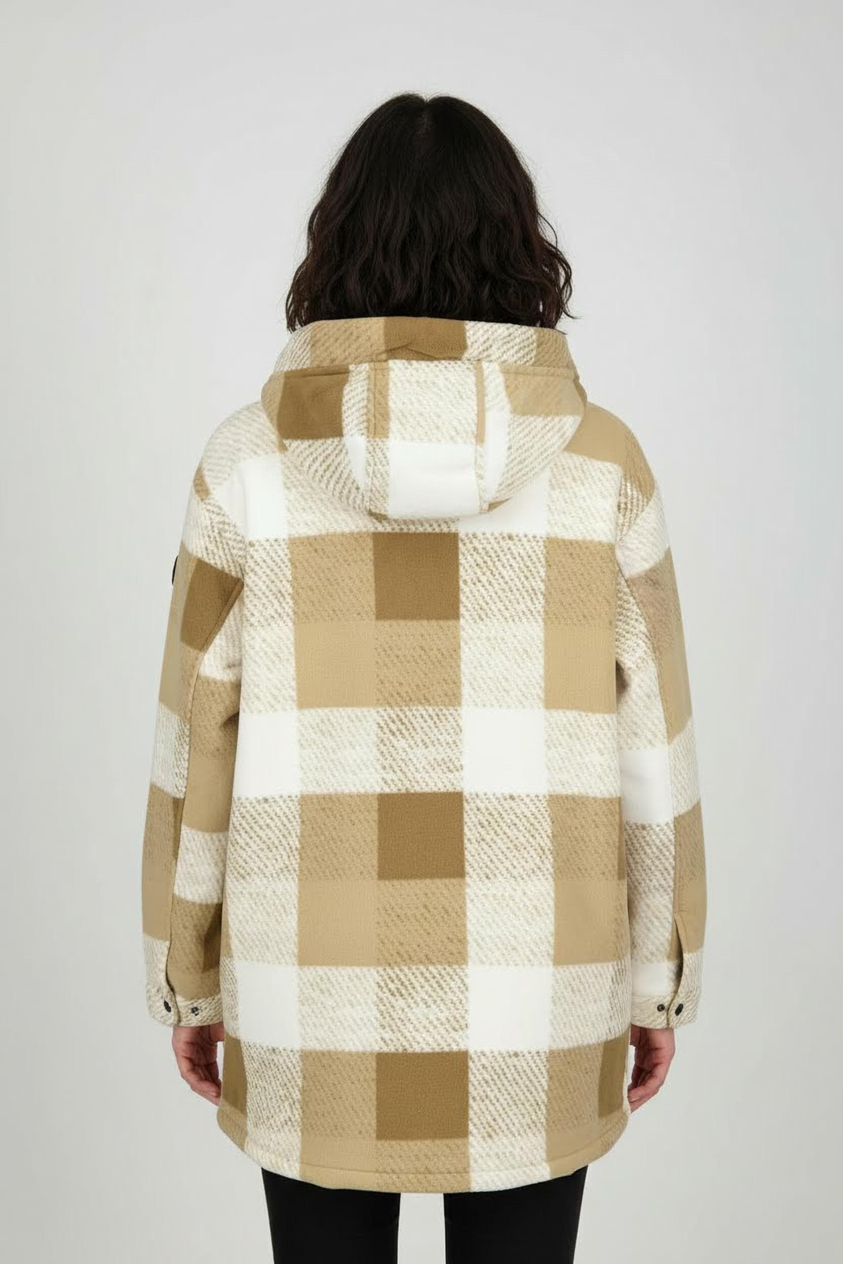 Icepeak Fleecejacke »ICEPEAK PAPAIKOU« mit Kapuze und Kordelzügen, lockere Passform, mit regulierbarem Saum