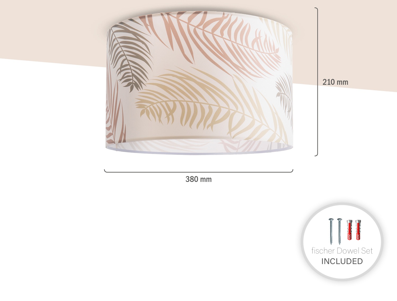 Paco Home Deckenleuchte »Kuba 123« E27 Led Lampe Deckenlampe Wohnzimmer Deko Wohnzimmer Deckenleuchte Palmen