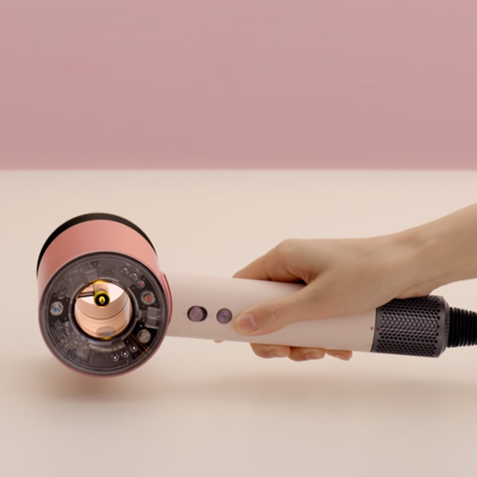DYSON Haartrockner »Dyson Supersonic Nural™ Straight+Wavy Ceramic Pink/Roségold« 1.600 W 5 Aufsätze Automatische Temperaturanpassung