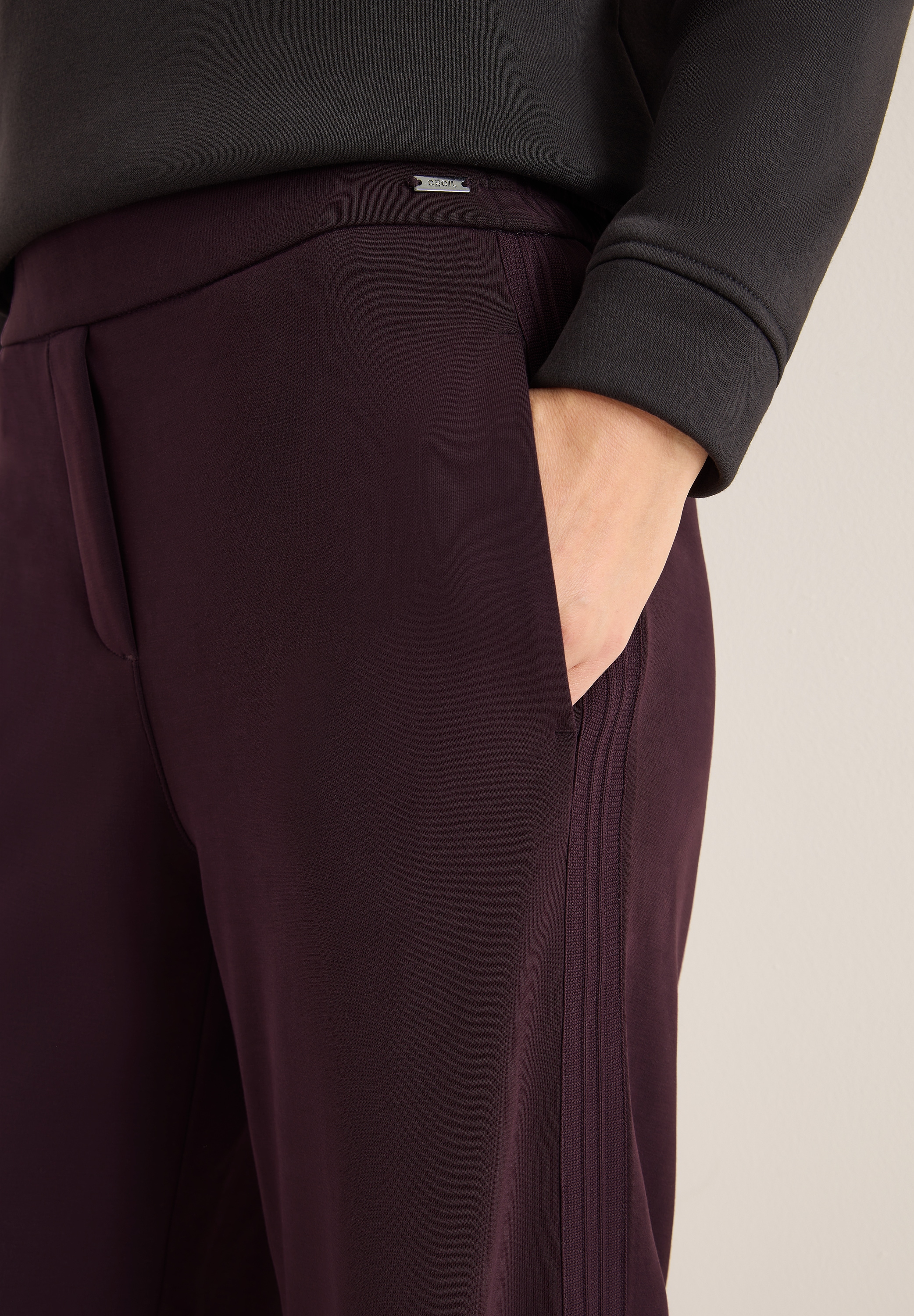 Cecil Stoffhose  mit Gallonstreifen