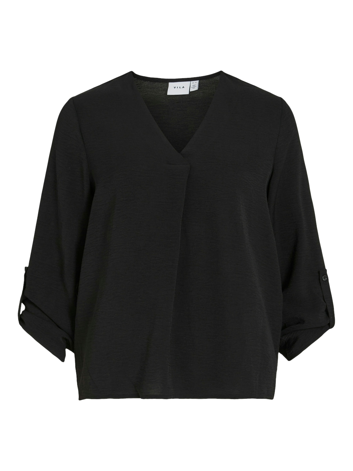 Vila Blusenshirt »VIJOSA 3/4 V-NECK TOP - NOOS«