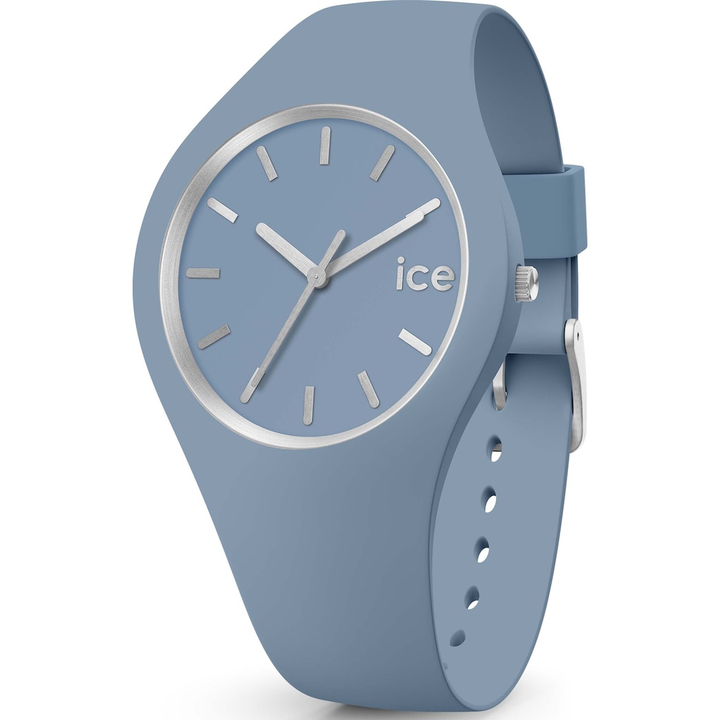 ice-watch Quarzuhr »ICE glam brushed Artic blue M, 020543«