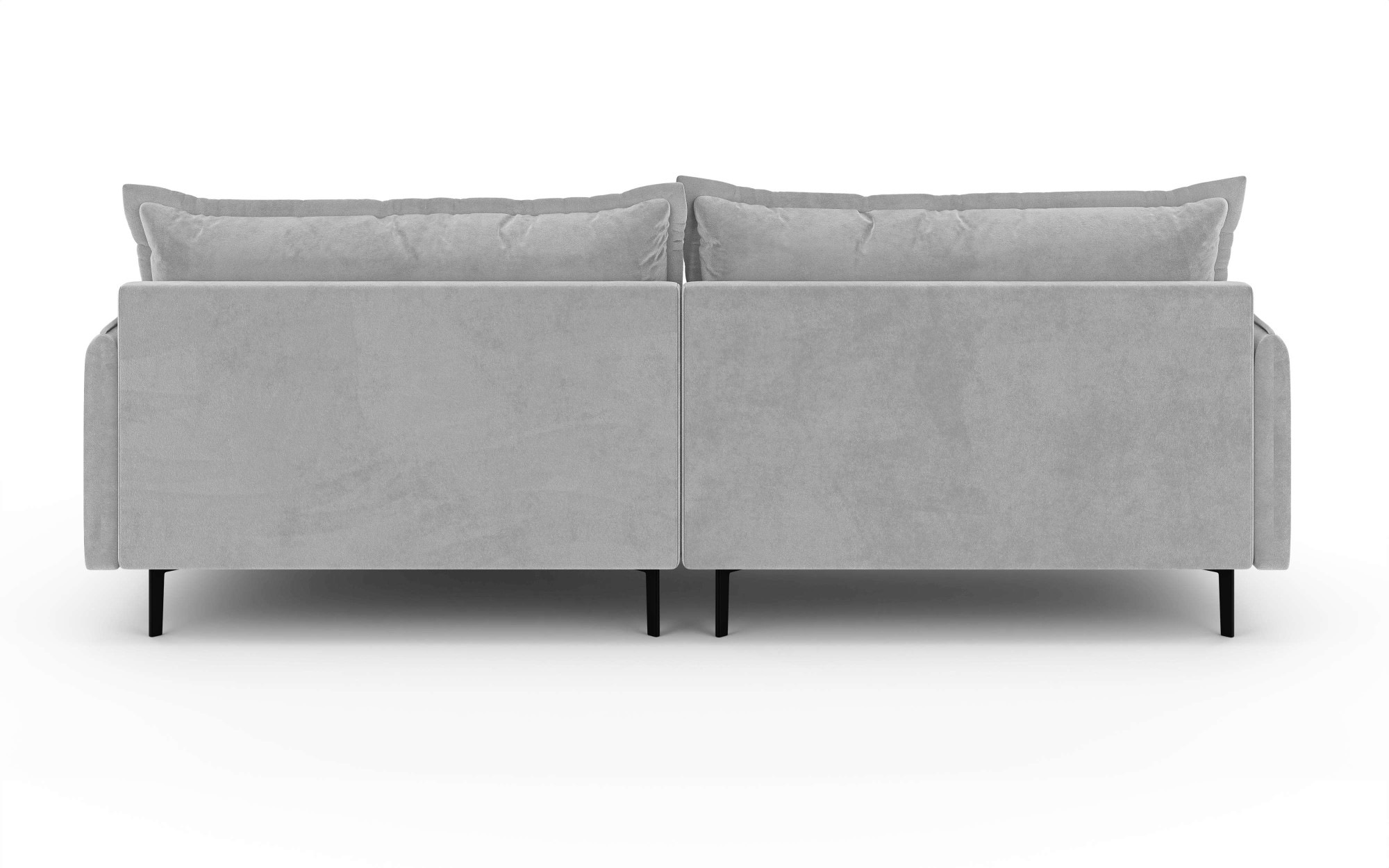 INOSIGN Ecksofa »ALEXANDRIA mit Recamiere rechts oder links bestellbar, moderne Bezüge«, L-Form mit Wellenunterfederung, Maße: B/H/T 246/86/190 cm