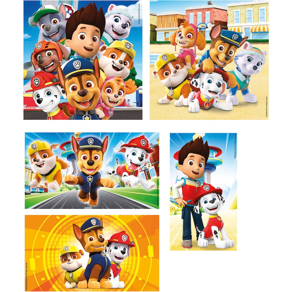 Clementoni® Puzzle »Supercolor, PAW Patrol 10 in1«