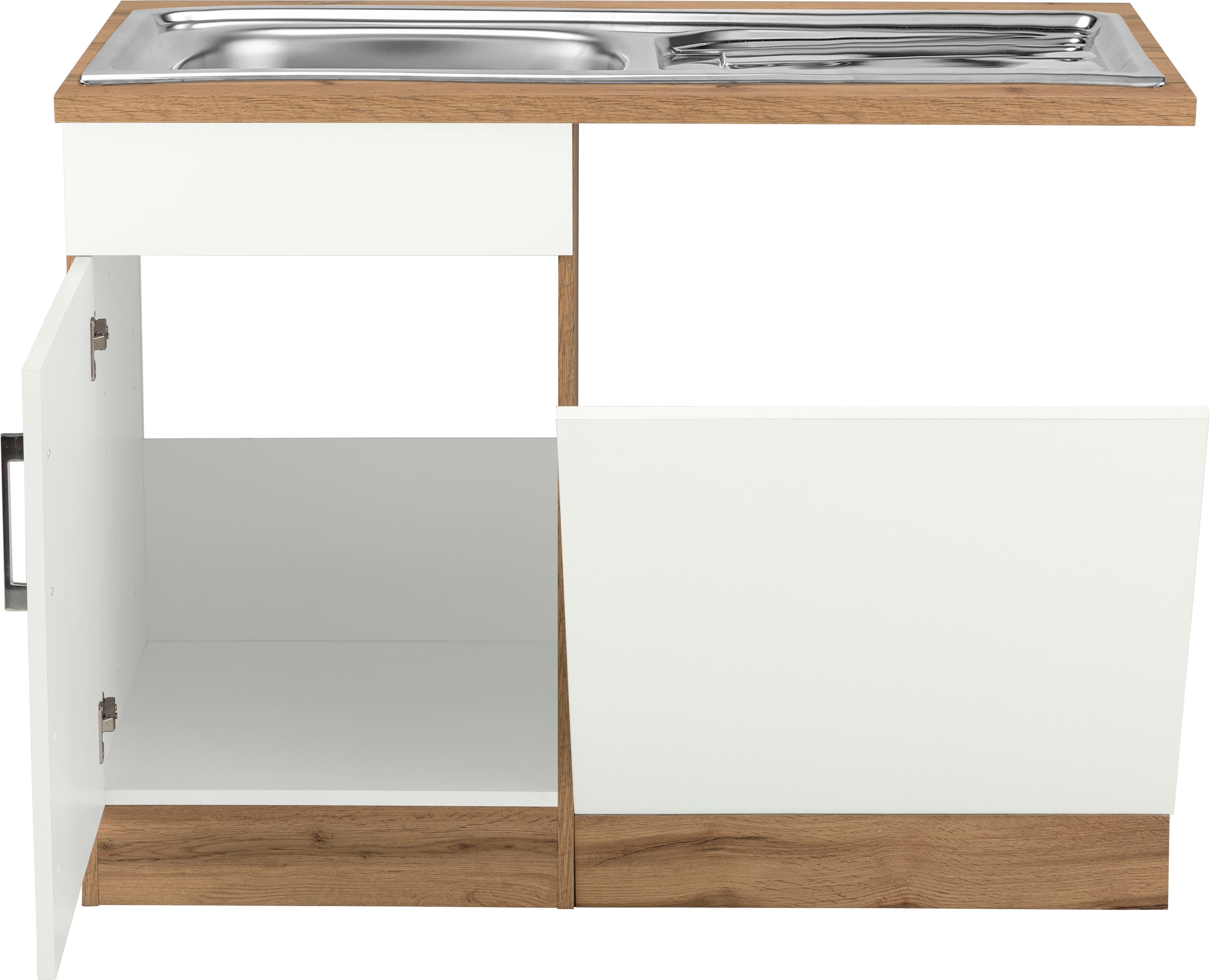 KOCHSTATION Spülenschrank »KS-Colmar«, 110 cm, Front und Sockelblende für teilintegrierten Geschirrspüler