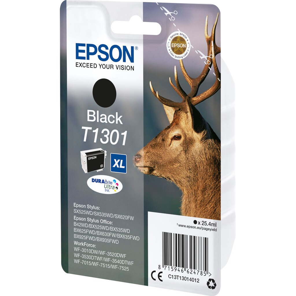 Epson Tintenpatrone »T1301 (C13T13014012)«