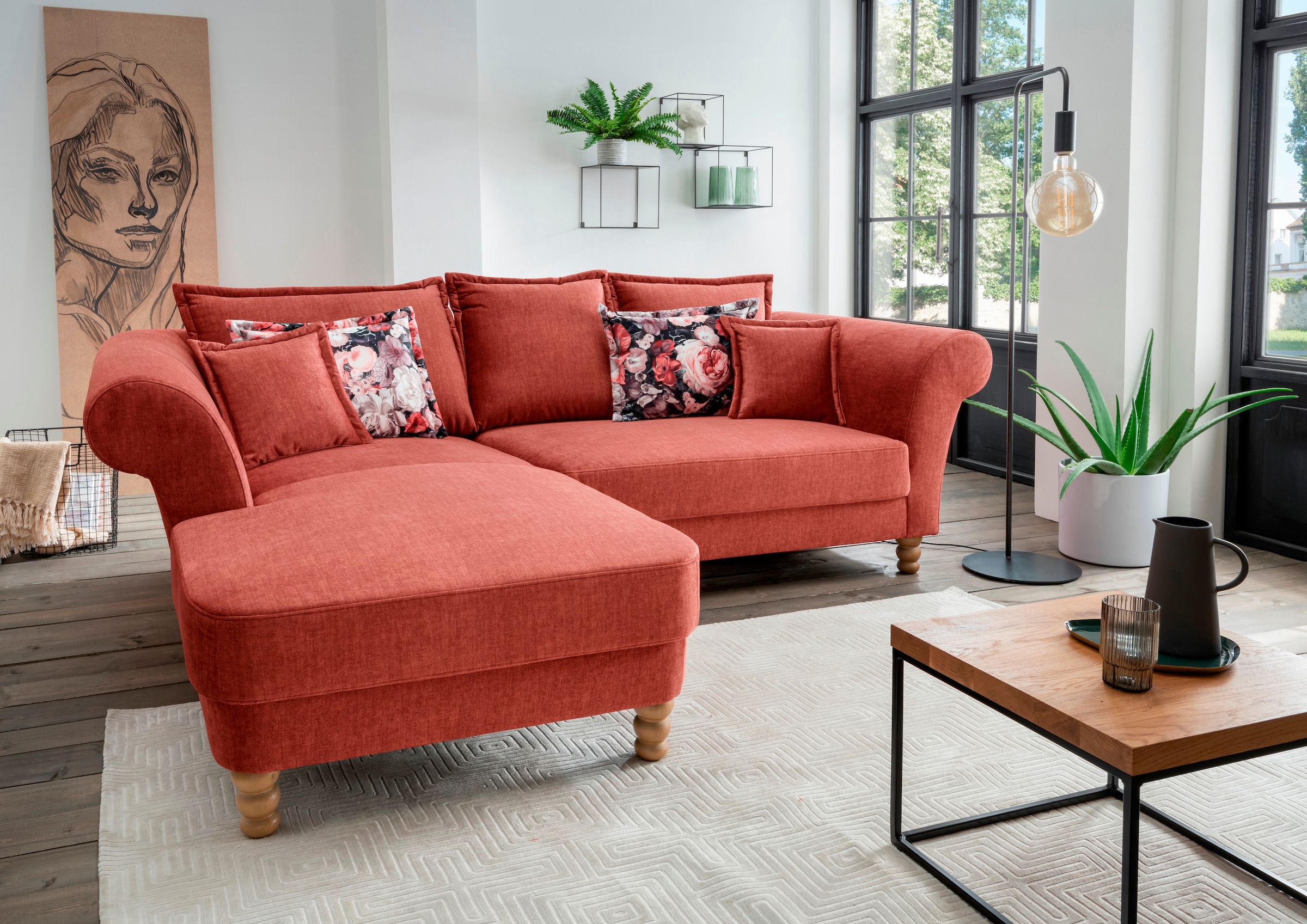 Home affaire Ecksofa »Tassilo L-Form«