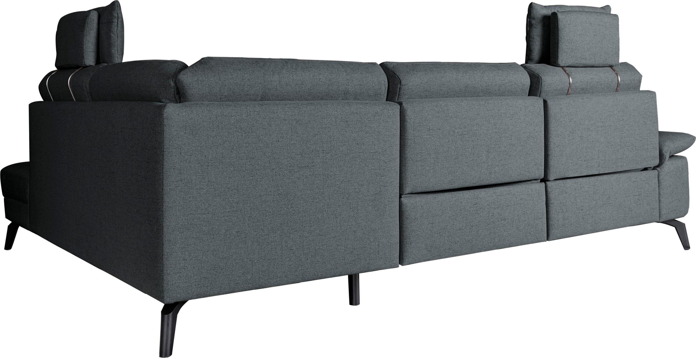 alina Ecksofa, inkl. Kopfstützen, wahlweise mit Relaxfunktion, Breite: 243 cm