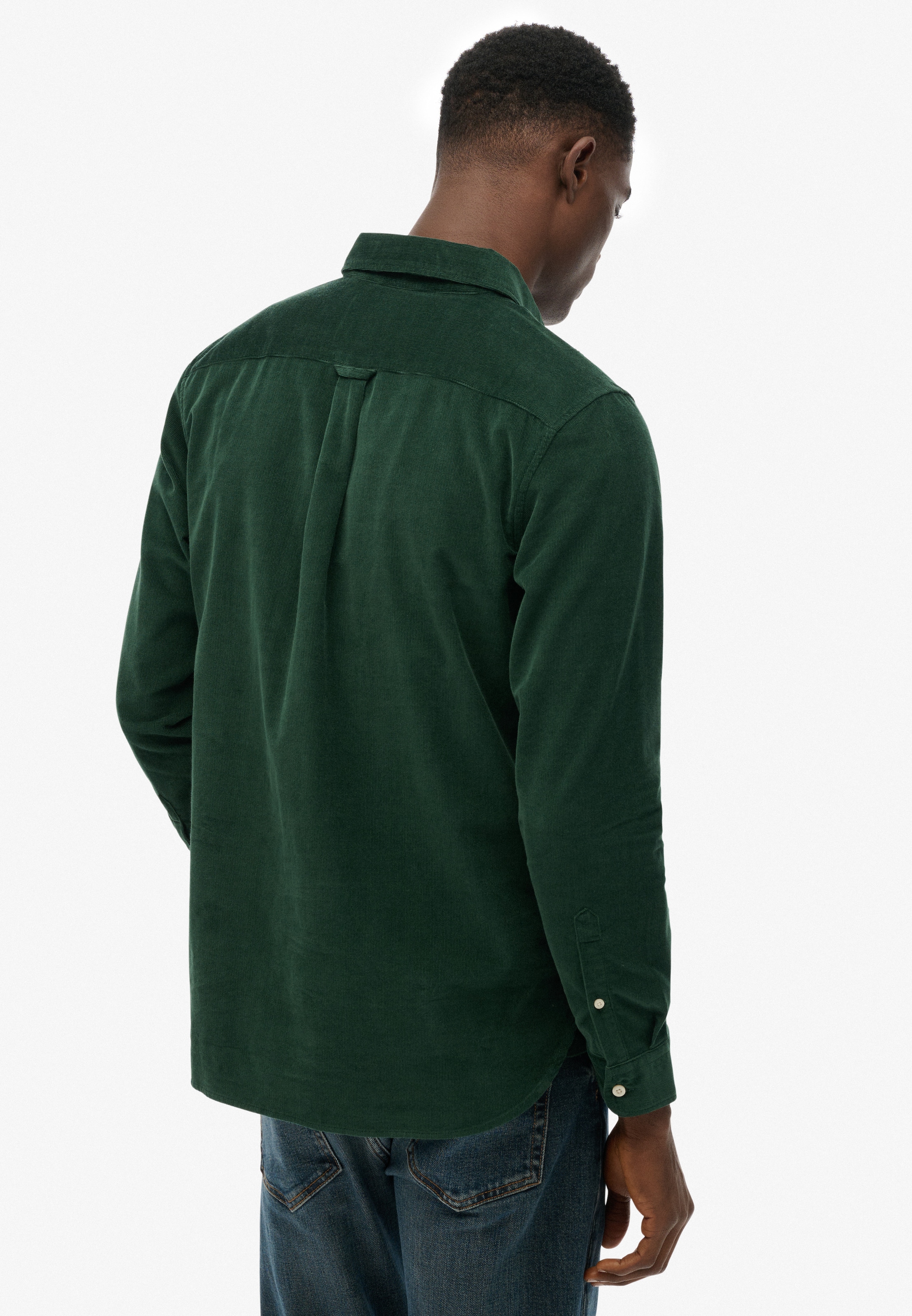 Superdry Langarmhemd »CLASSIC NEEDLE CORD SHIRT« Baumwolle, regular fit