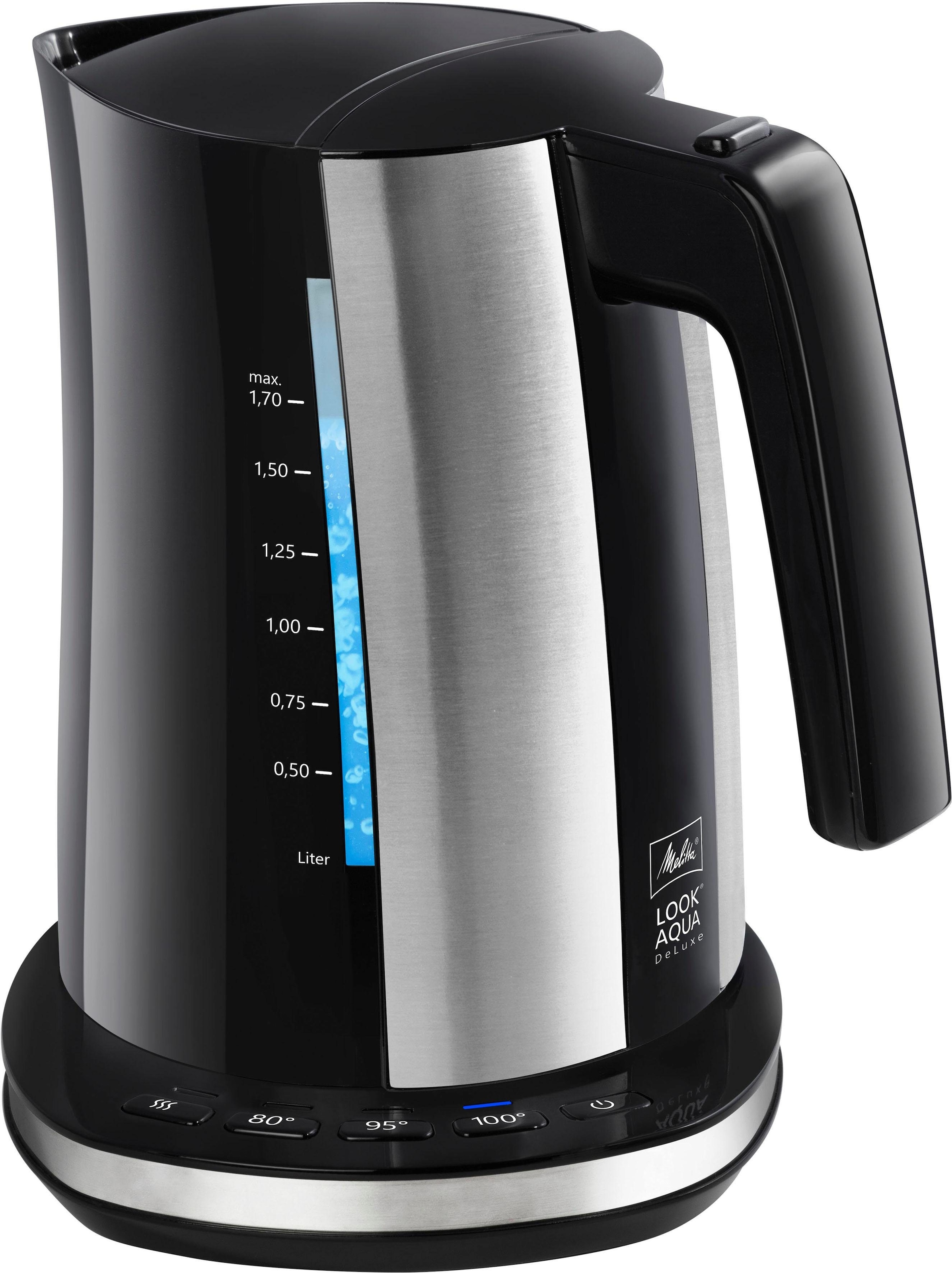 Melitta Wasserkocher »Look Aqua Deluxe 1026-04«, 1,7 l, 2400 W