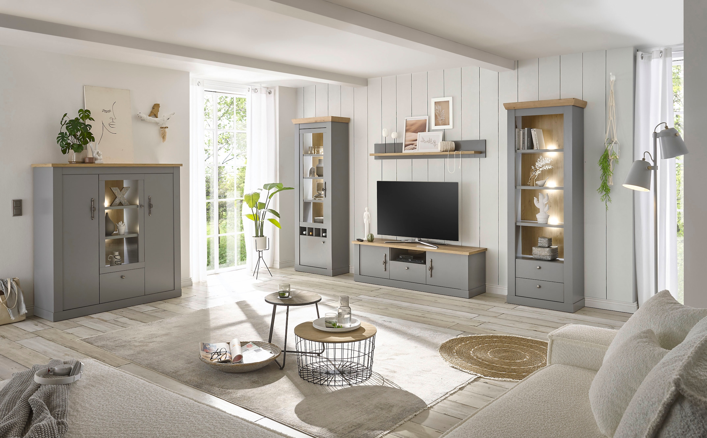 Home affaire Highboard »CHAMBORD«, Breite ca. 138 cm