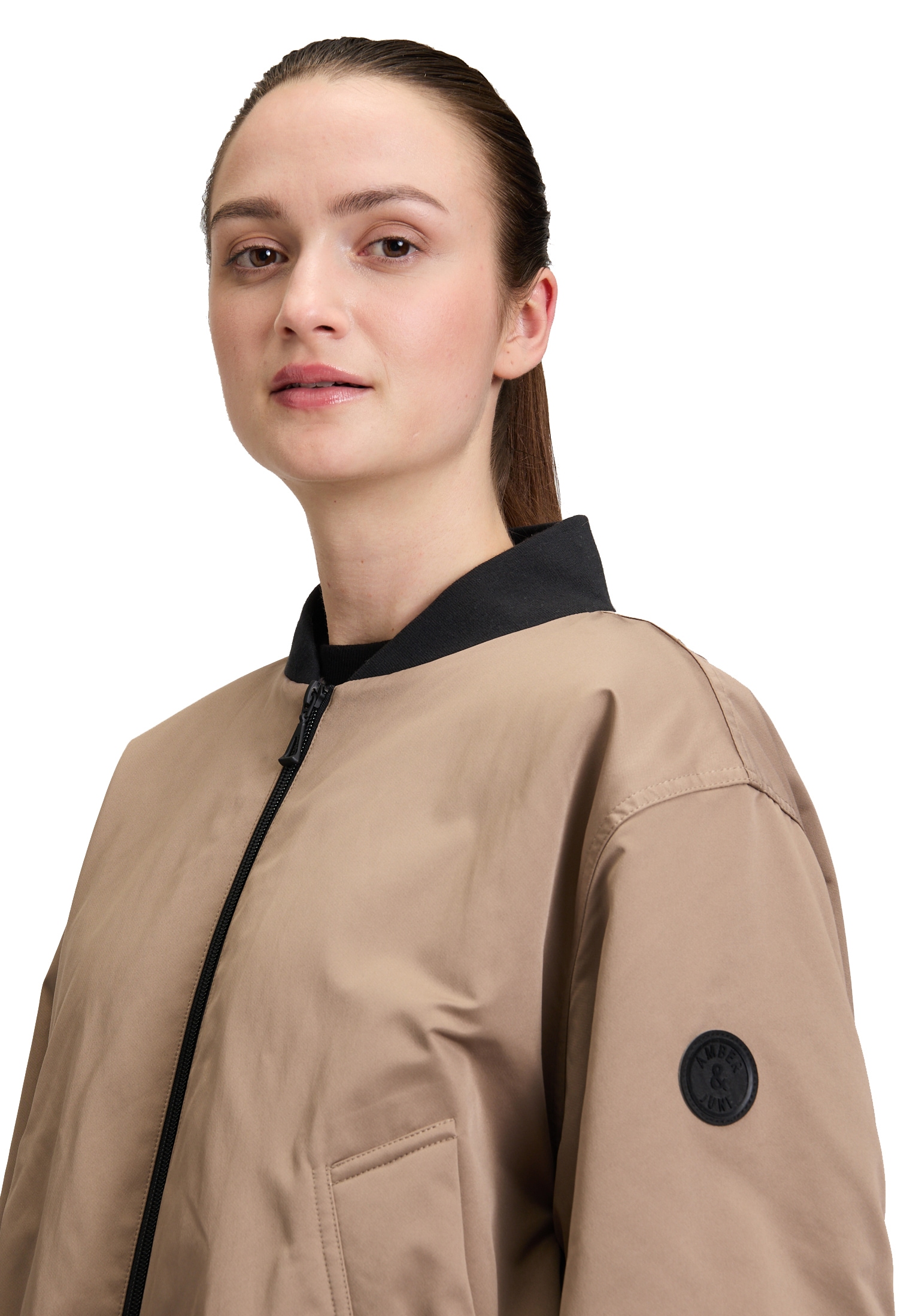 Amber & June Winterjacke »Winterjacke mit Kragen«