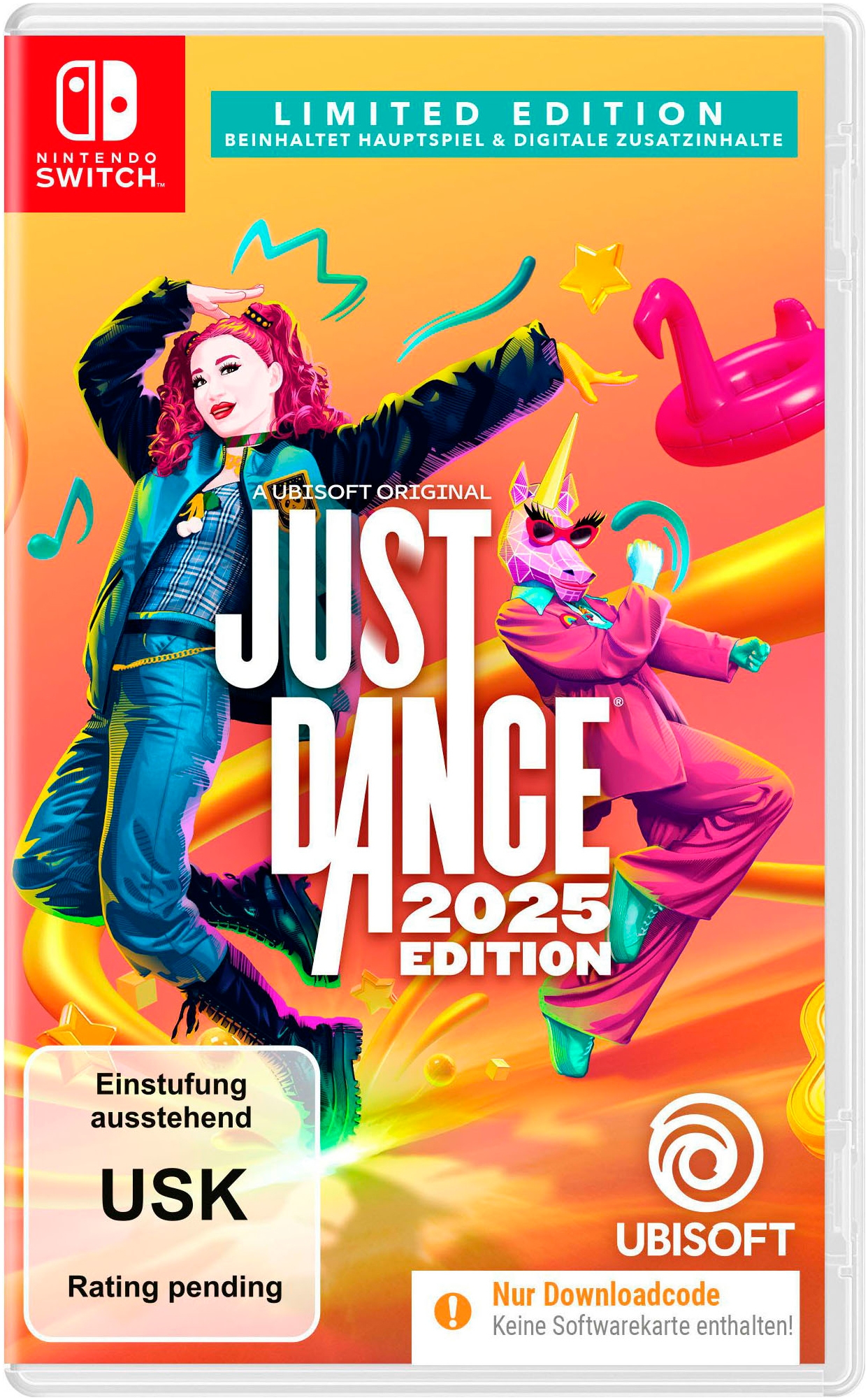 UBISOFT Spielesoftware »NSW Just Dance 2025 Limited Edition + Bluetooth Concert Lautsprecher«, Nintendo Switch