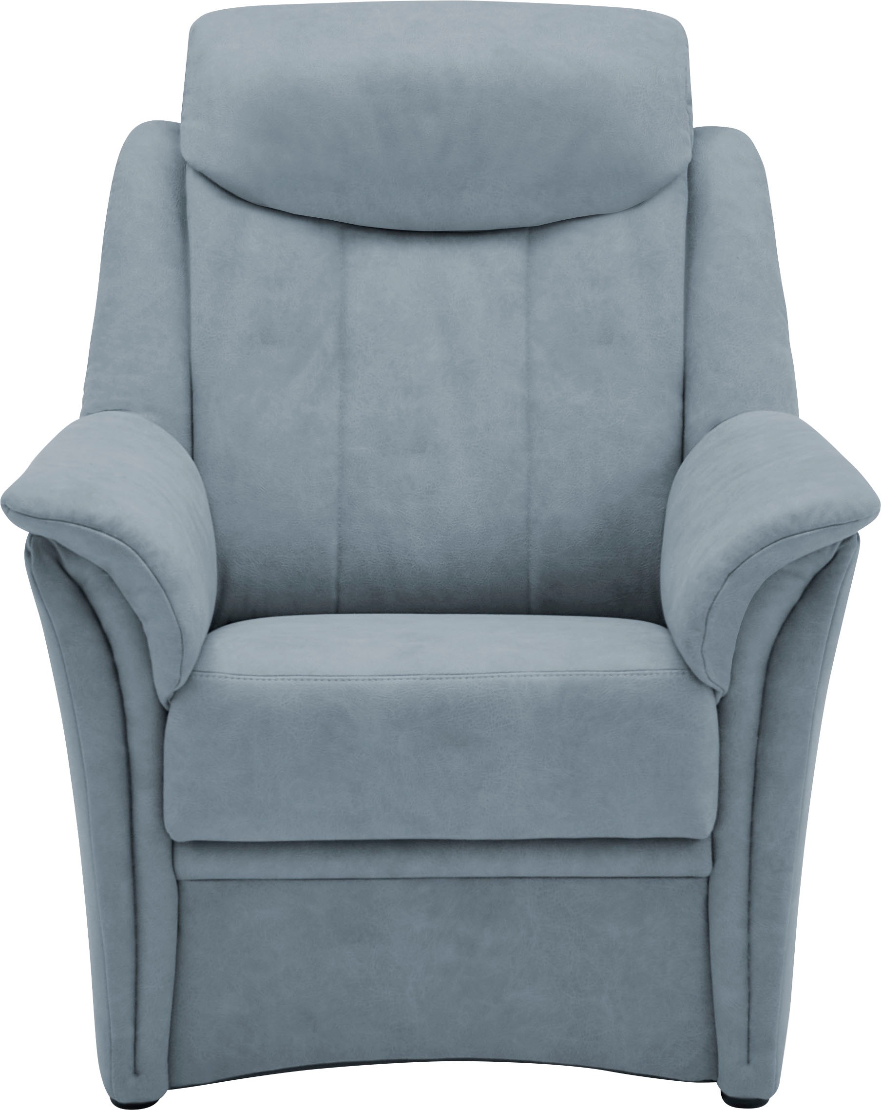 VILLA BECK Polstergarnitur »Lugano«, (Set, 3 tlg.), Kopfteilverstellung, in Sitzhöhe 49 cm, 3-Sitzer und 2x Sessel