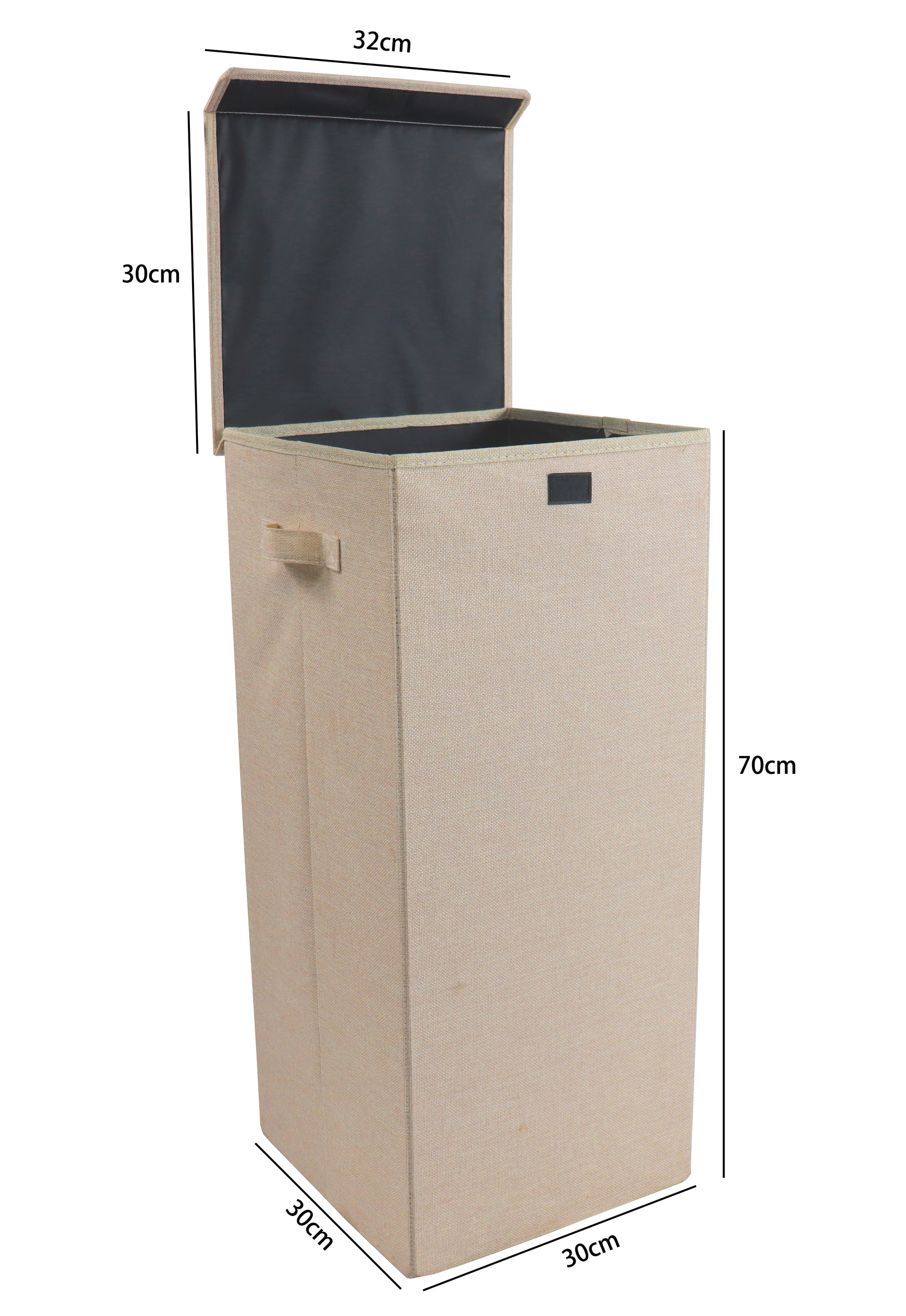 VCM Faltbox »Wäschekorb Wäschebox Stoffbox mit Deckel Dreso L«