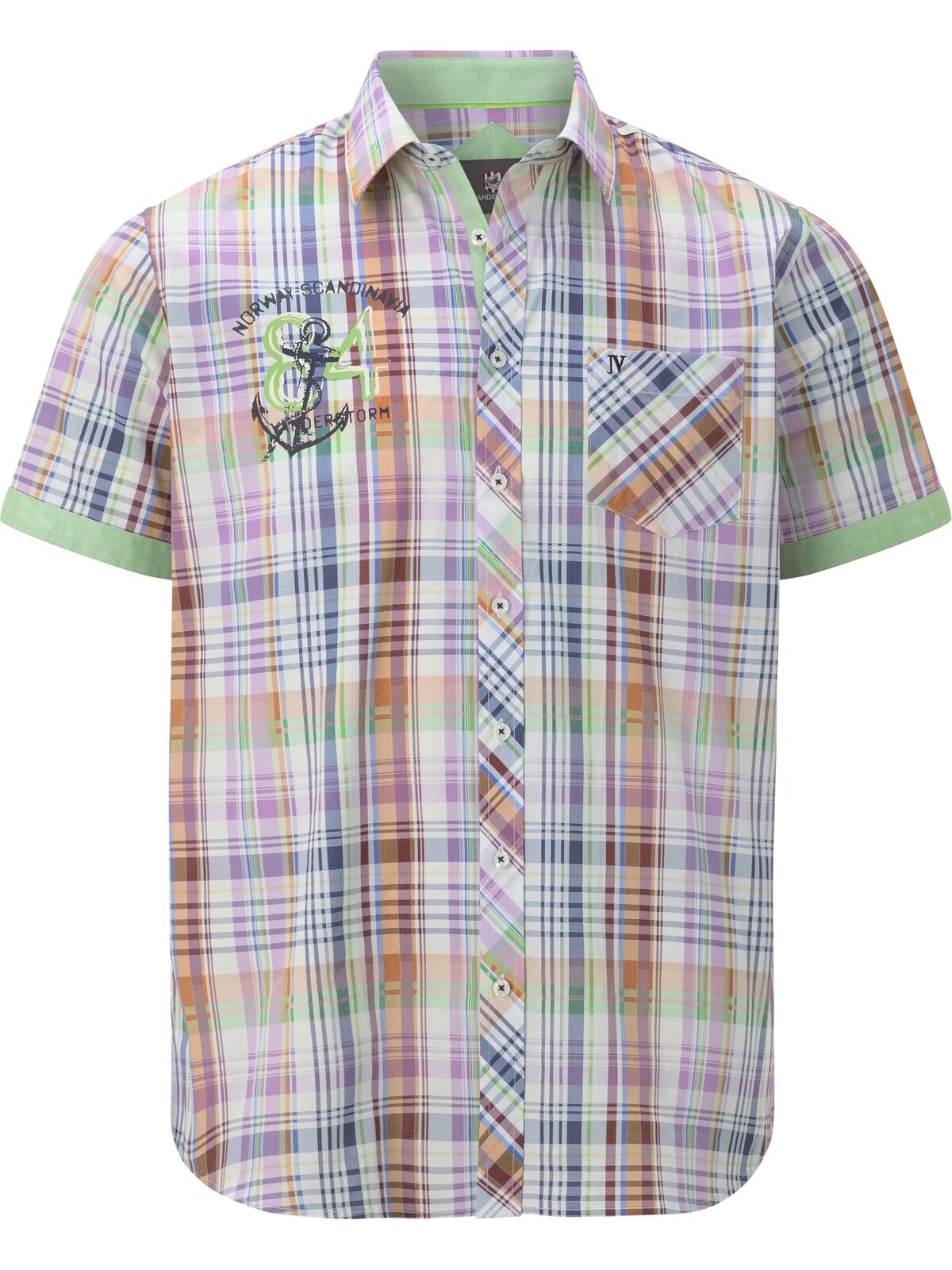 Jan Vanderstorm Kurzarmhemd »Kurzarmhemd OLIAN«, 1 Stk.
