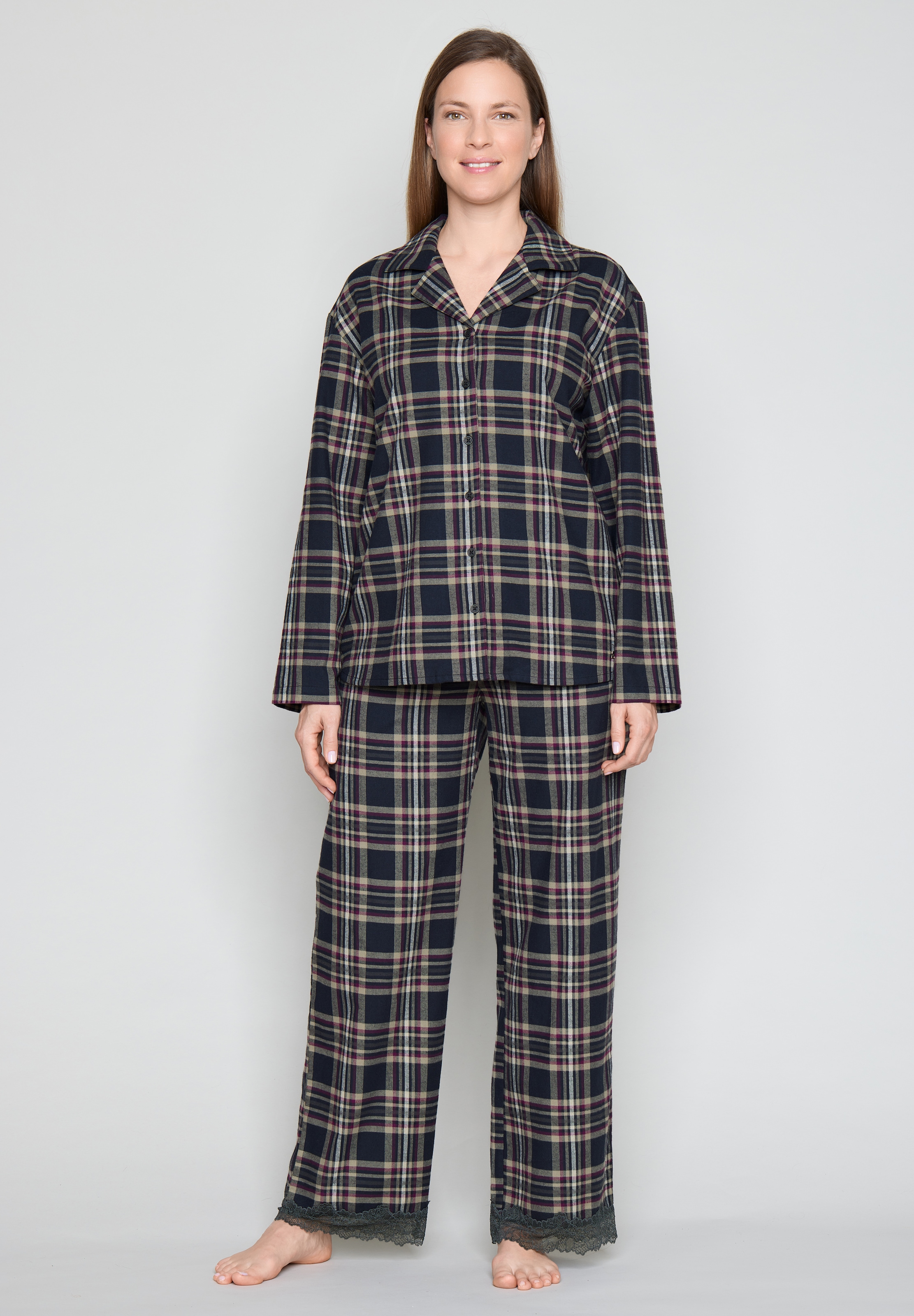 JOOP! Pyjamaoberteil »Alpine Mix & Match (woven cotton)«
