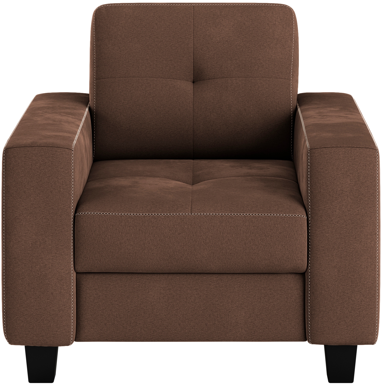 Home affaire Sessel »Varese« Kreuznaht in beige