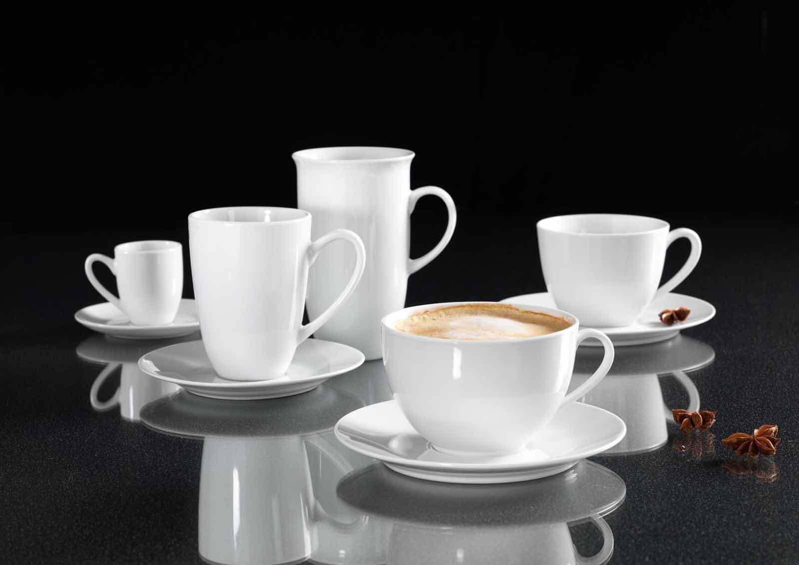 Ritzenhoff & Breker Tasse »Cappuccinotassen Bianco 300 ml 4er Set weiß«