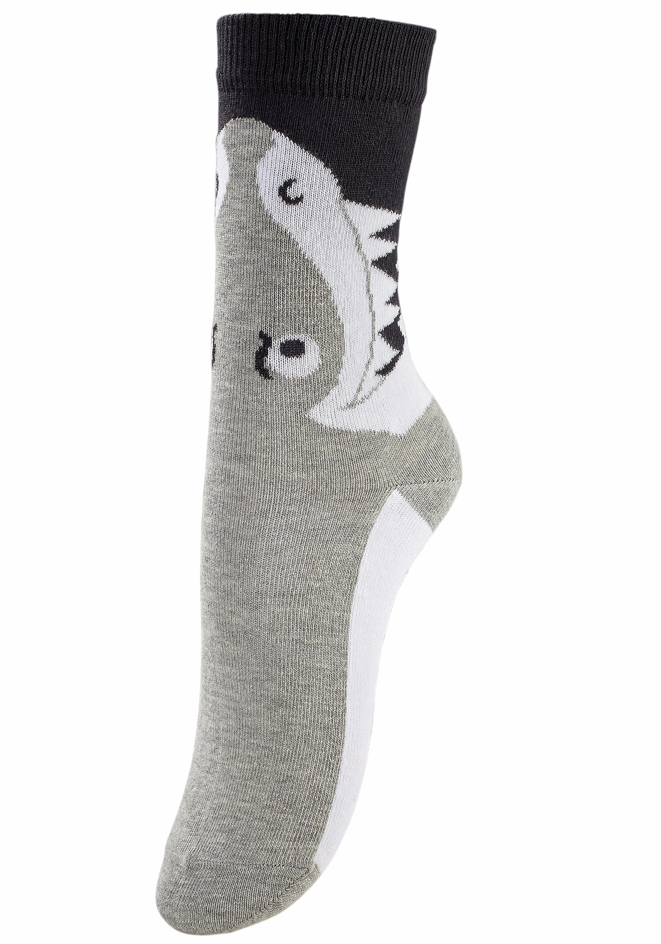 ♕ bei Socken, mit Tiermotiven (5 Paar),