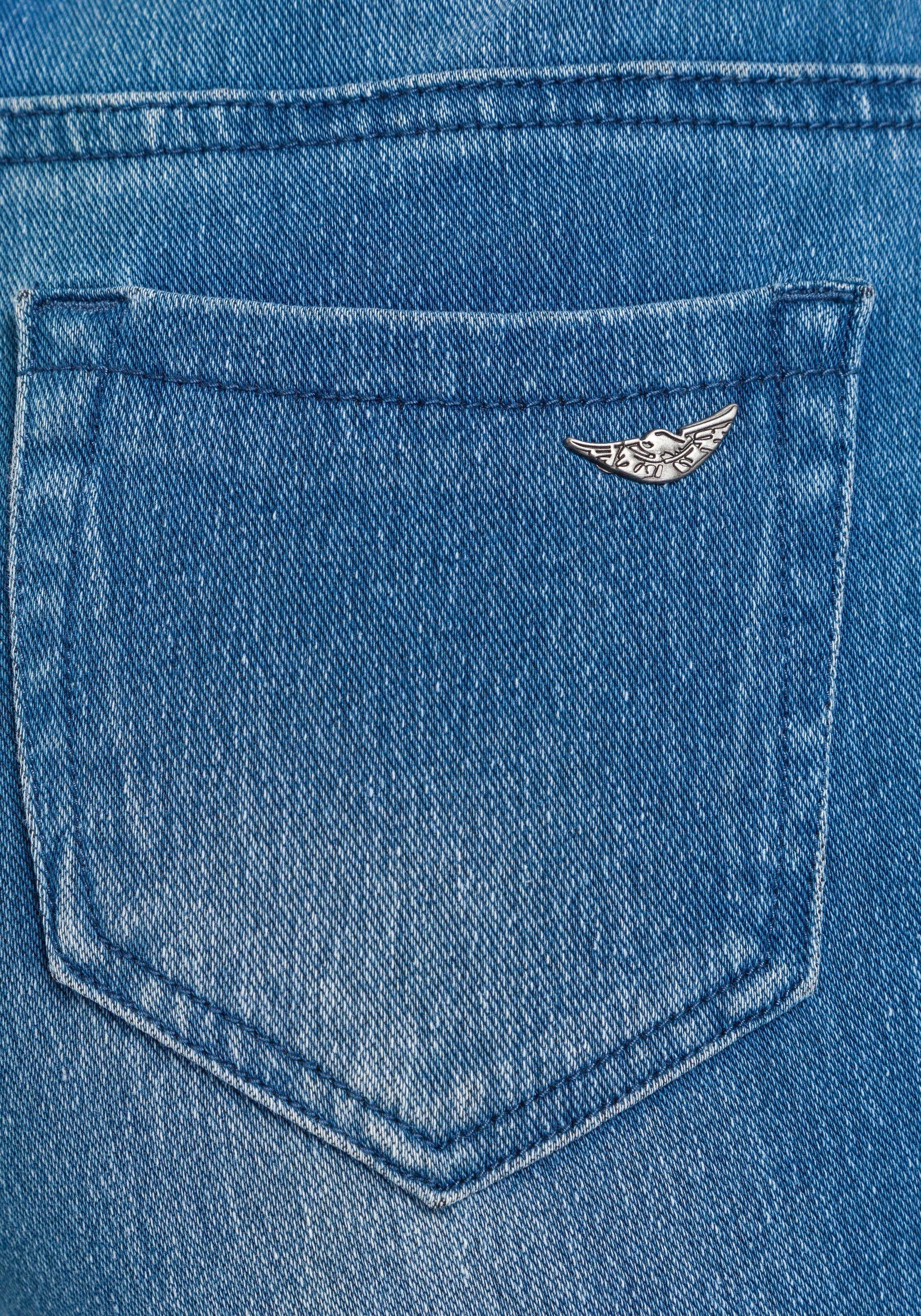 Arizona Jogg Pants »High Waist«, in Denim-Optik bei ♕ | Skinny Jeans