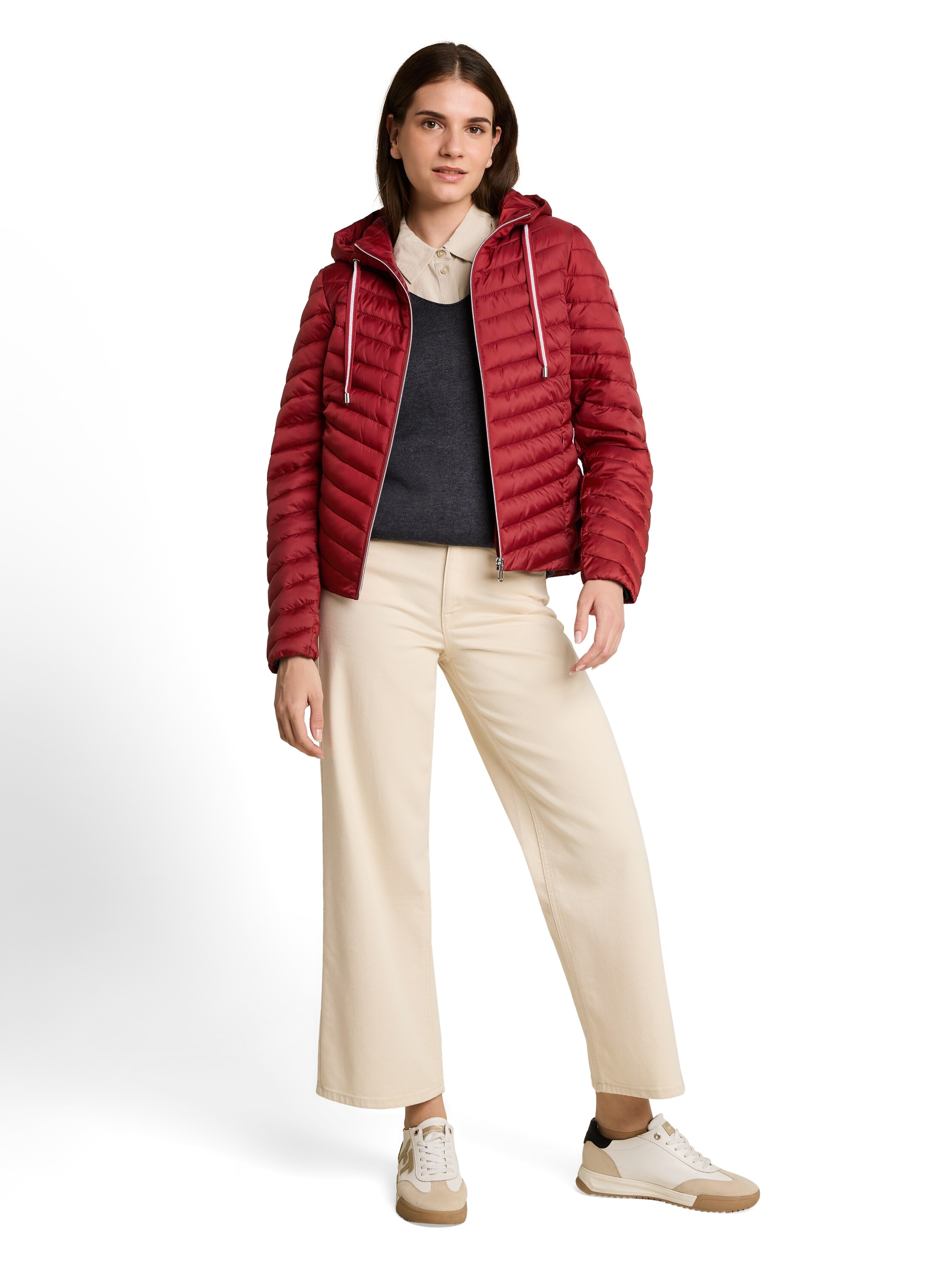 TOM TAILOR Steppjacke mit Kapuze mit Reißverschluss und Kapuze