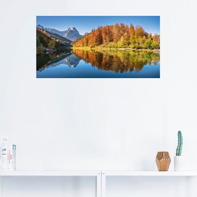 Artland Wandbild »Riessersee Bayern«, Seebilder, (1 St.), als Alubild,  Leinwandbild, Wandaufkleber oder Poster in versch. Größen bequem bestellen