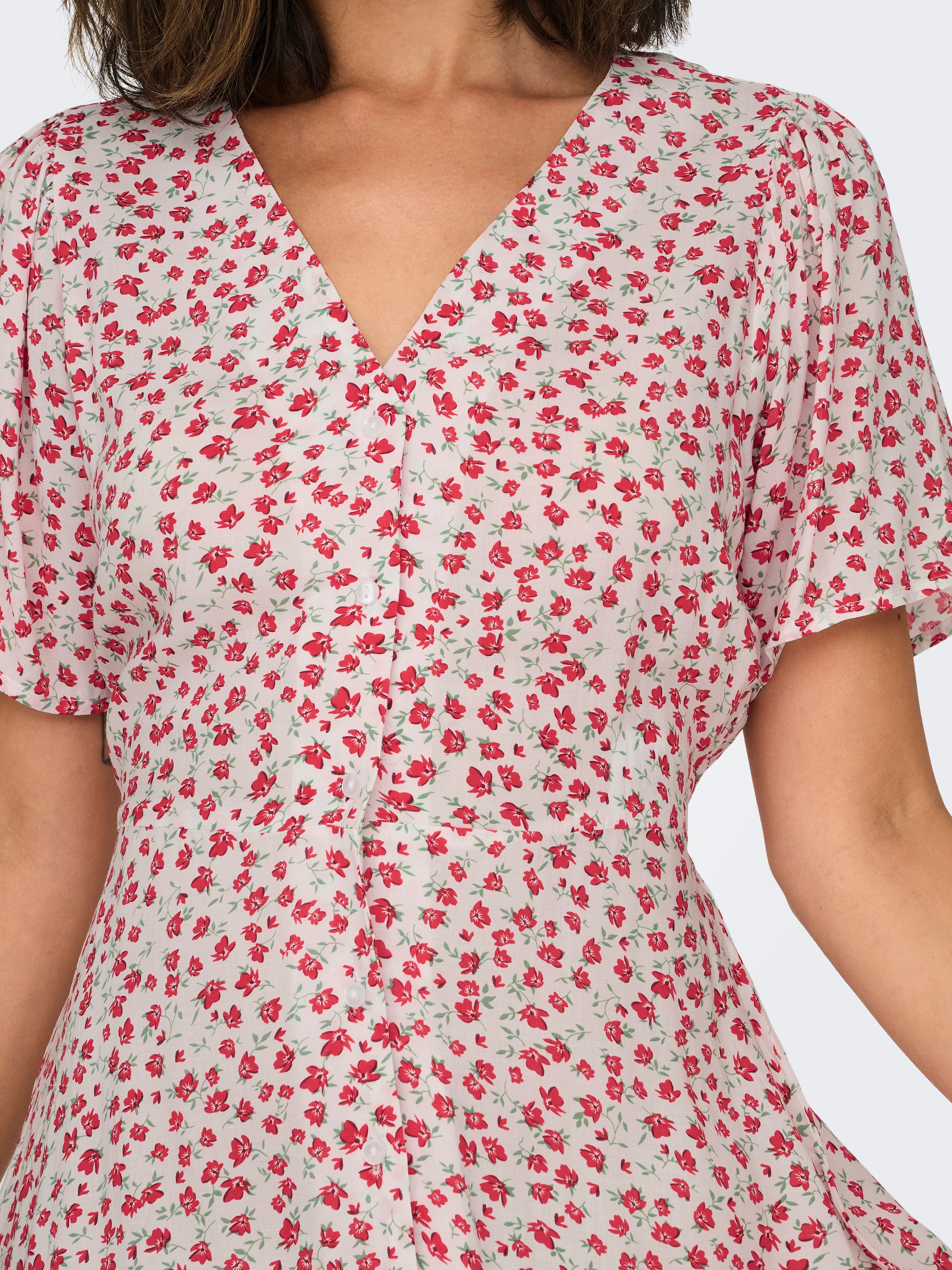 ONLY Minikleid »ONLEVIDA S/S SHORT DRESS WVN NOOS«, Sommerkleid