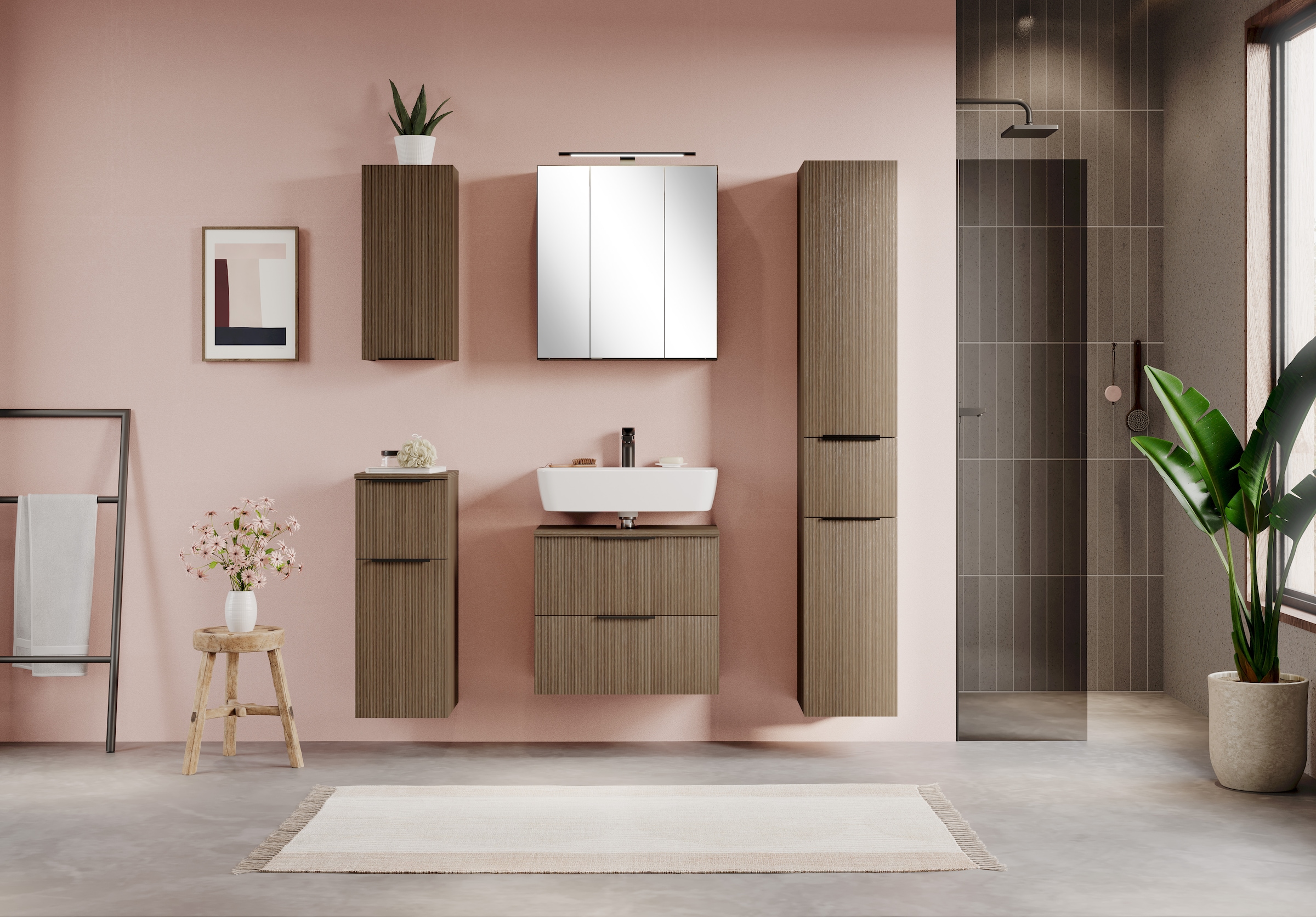 welltime Unterschrank, Welltime, B 30 cm, reversibel, gedämpfte Scharniere & Softclose-Fkt.