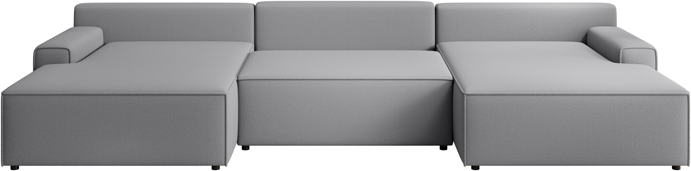 TRENDMANUFAKTUR Wohnlandschaft »Challenge, Schlafsofa mit Bettkasten, Couch in U-Form, Breite 333 cm«, XXL Sofa mit Bettkasten & Schlaffunktion, auch in trendigem Cordstoff