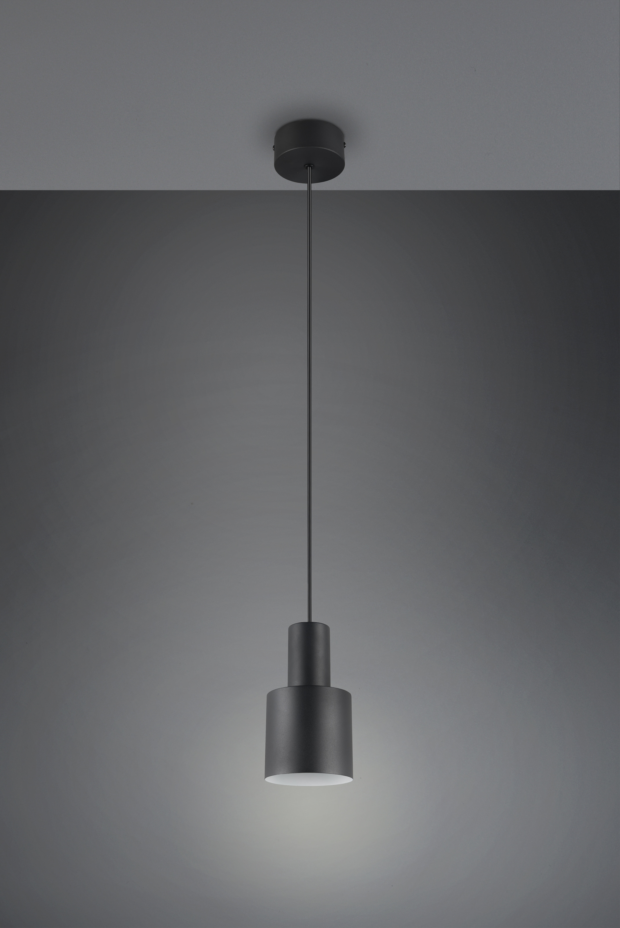 TRIO Leuchten Pendelleuchte »AGUDO, Hängelampe 1-flammig, exkl 1xE27 max 10W, höhenverstellbar« E27 1 Stk. warmweiß - kaltweiß Hängelampe Ø 12cm, bis max 150cm Abhängung, Küche Esszimmer Wohnzimmer