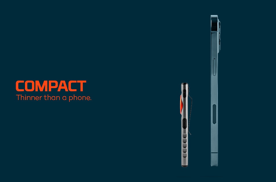 NEBO LED Taschenlampe »SLIM MINI«, wiederaufladbar, Magnetfuß, Trageclip